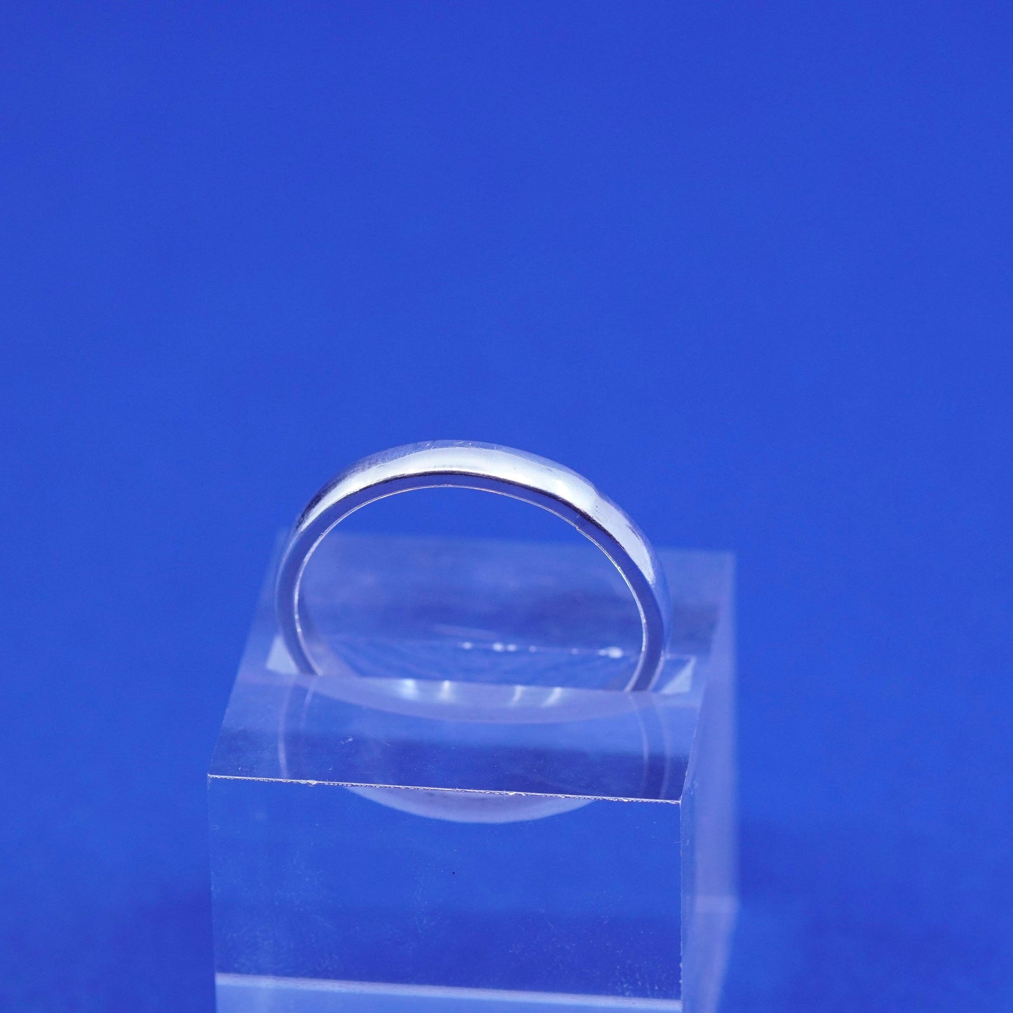Size 13, vintage Sterling silver handmade ring, 925 wedding band