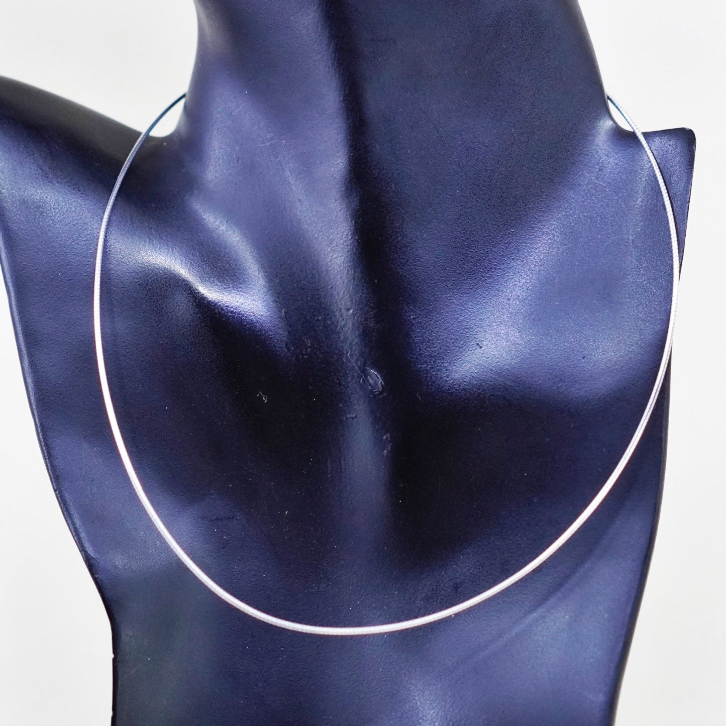 18”, 1mm, Vintage sterling silver snake chain, fine Italy 925 silver chain