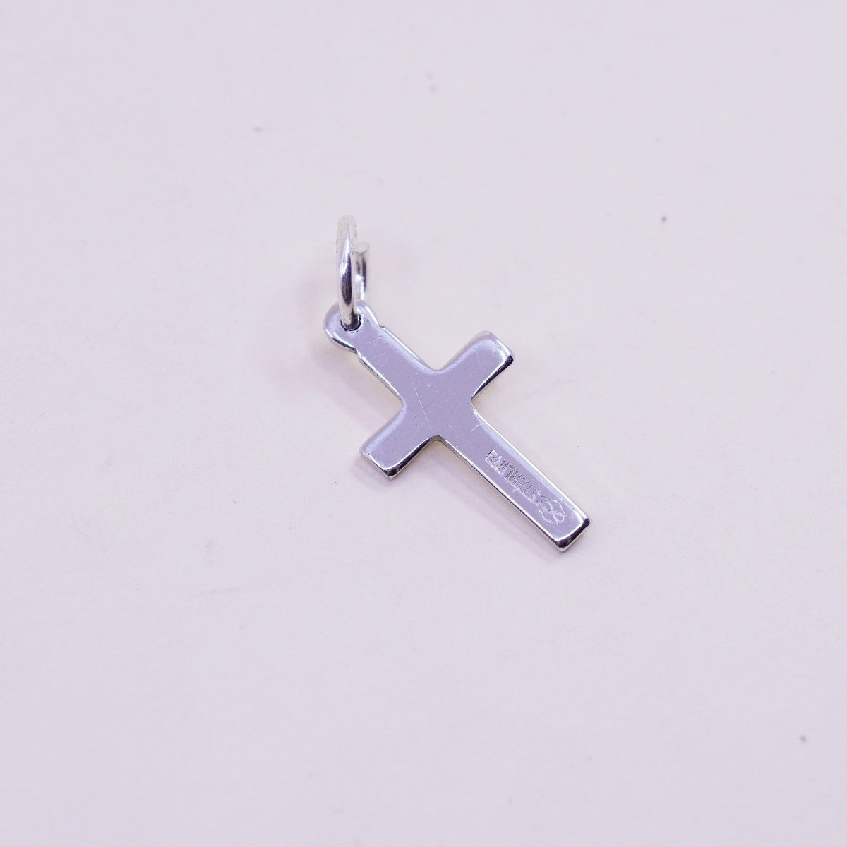 Vintage Sterling silver pendant, 925 cross charm
