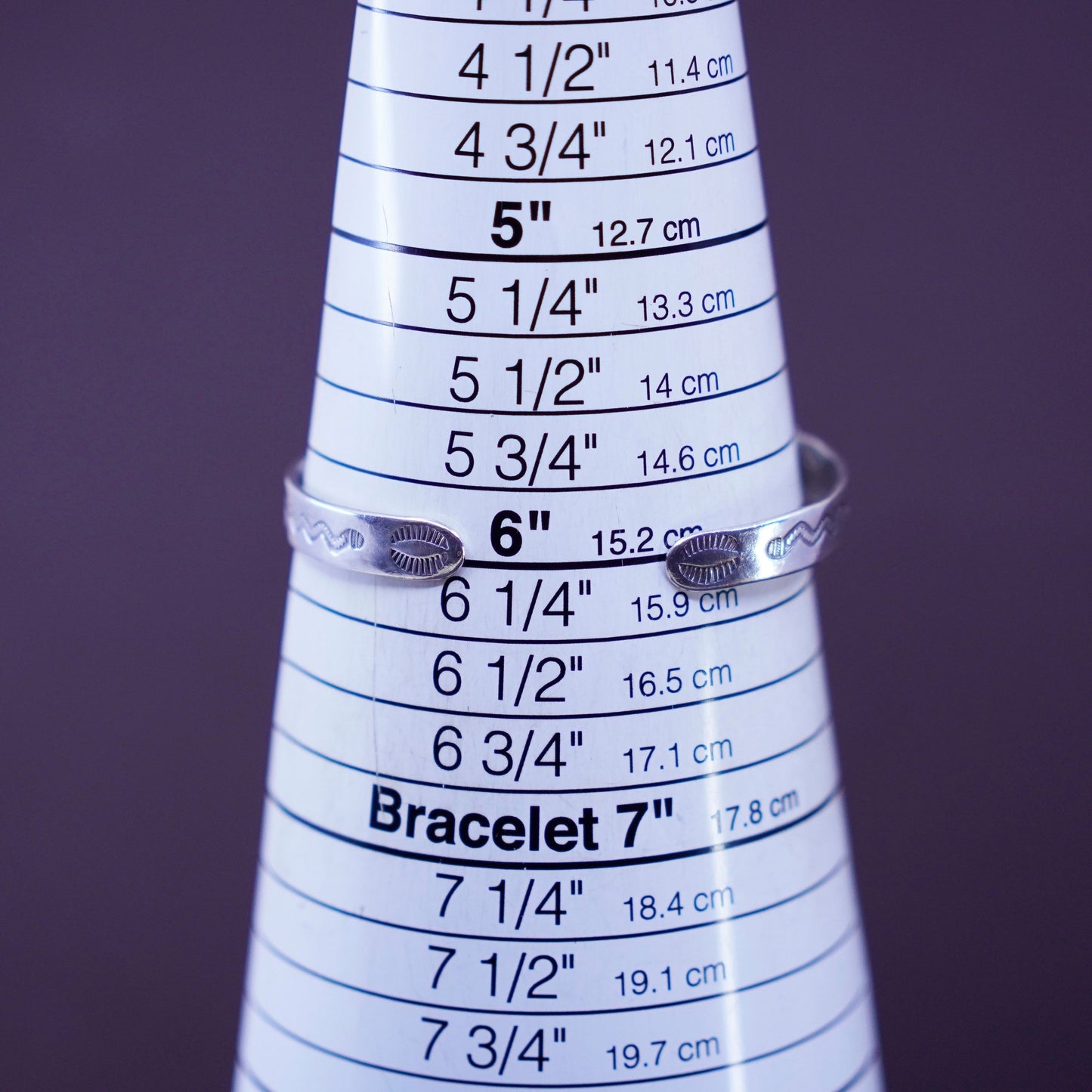 6”, MAISELS Of Albuquerque Navajo Sterling silver bracelet, 925 cuff turquoise