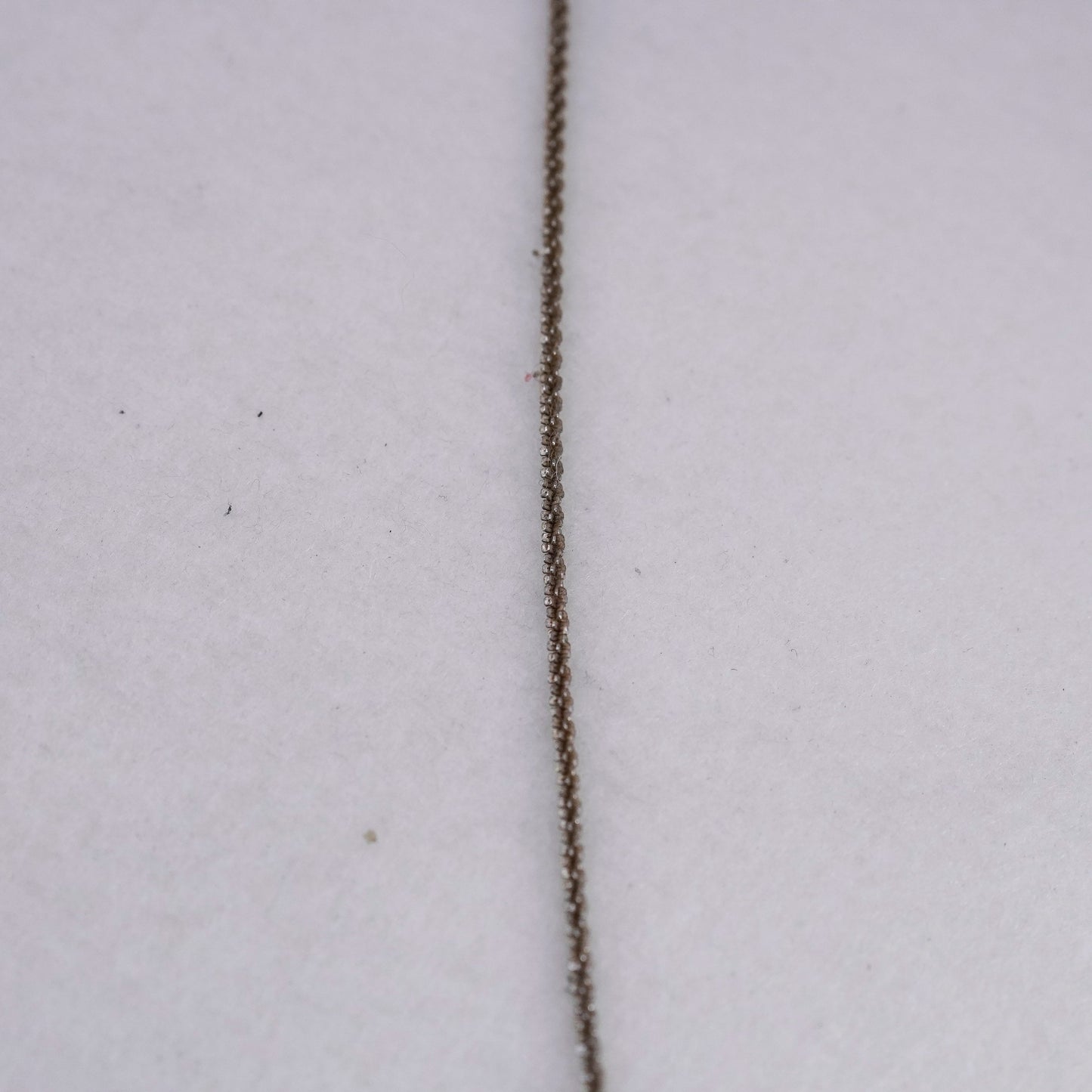 24” 2mm, vintage Italy Sterling 925 silver twisted chain necklace