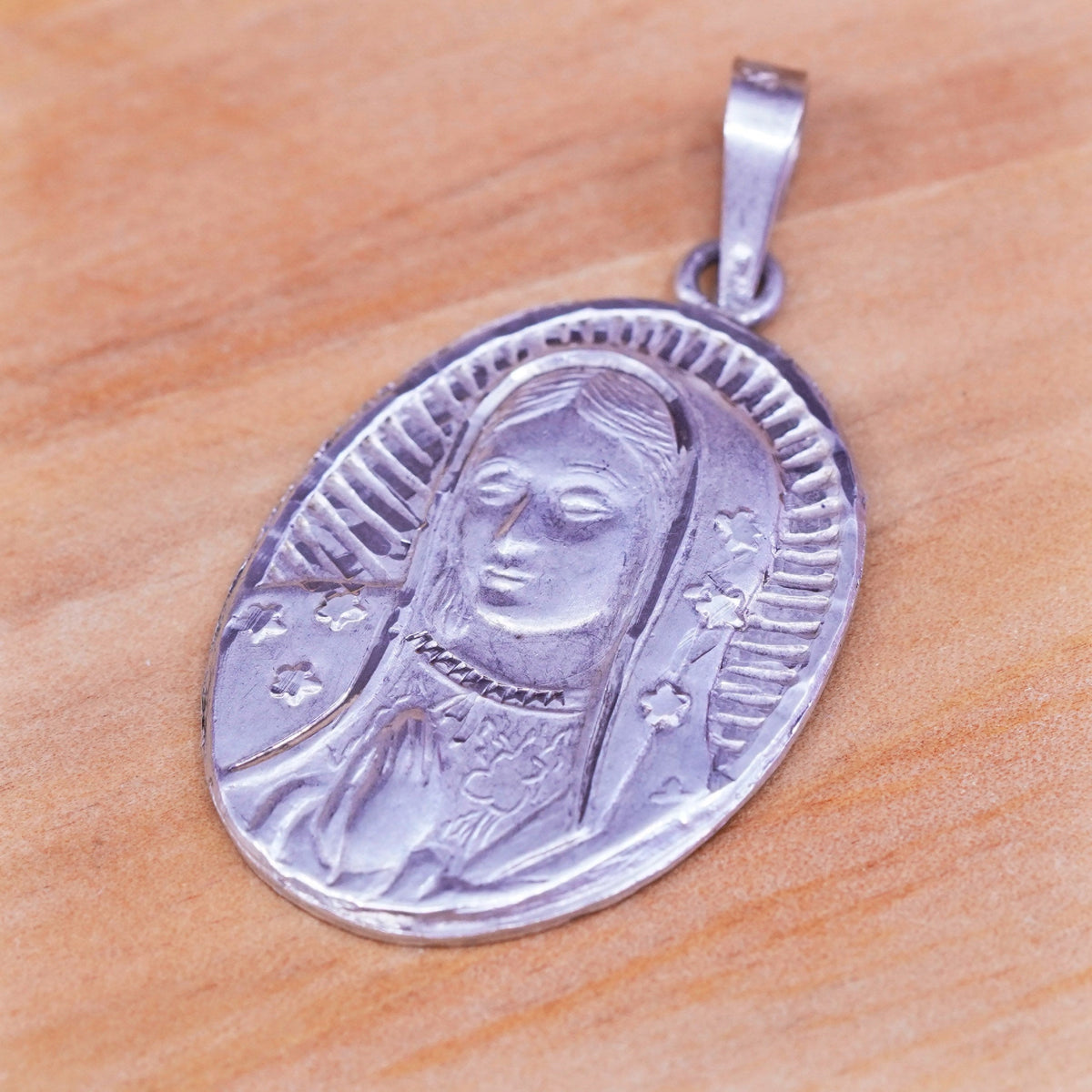 Vintage Sterling 925 silver nsd guadalupe de mexico 1804