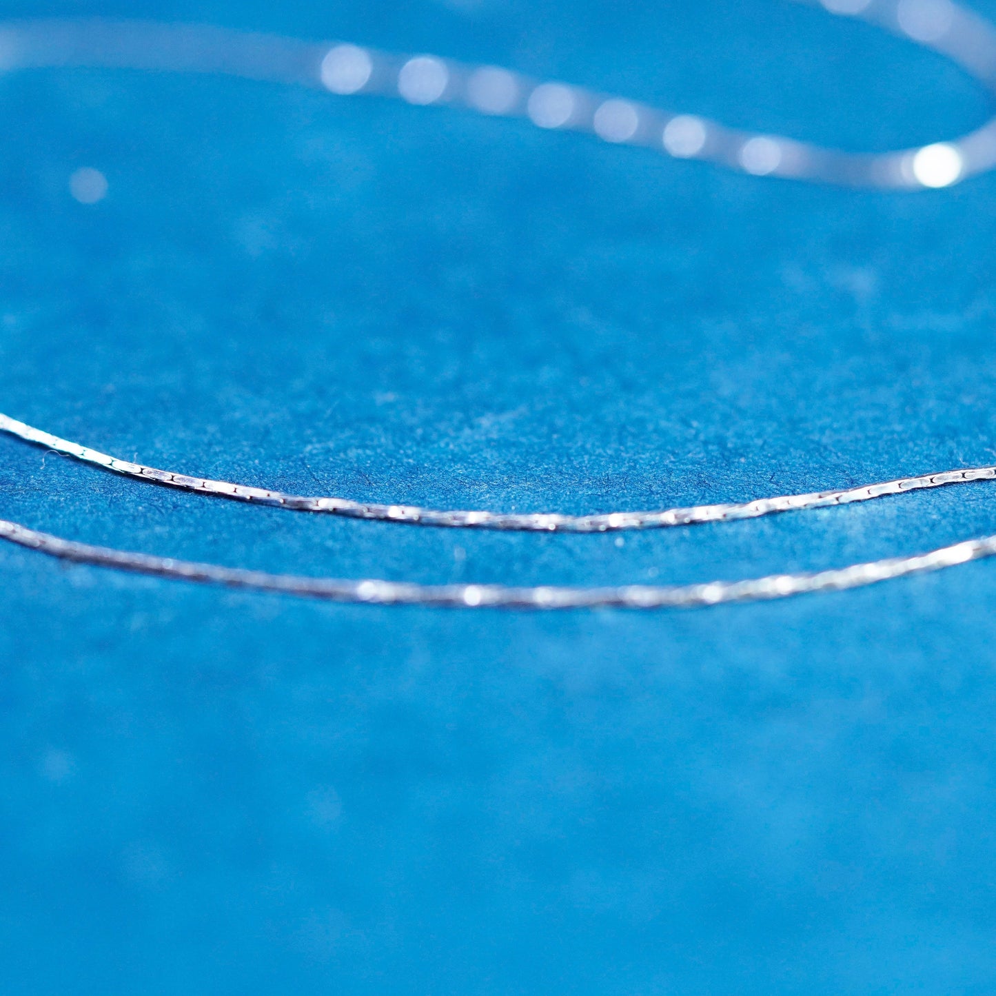 16”, 1mm, vintage Sterling silver handmade necklace, 925 snake chain