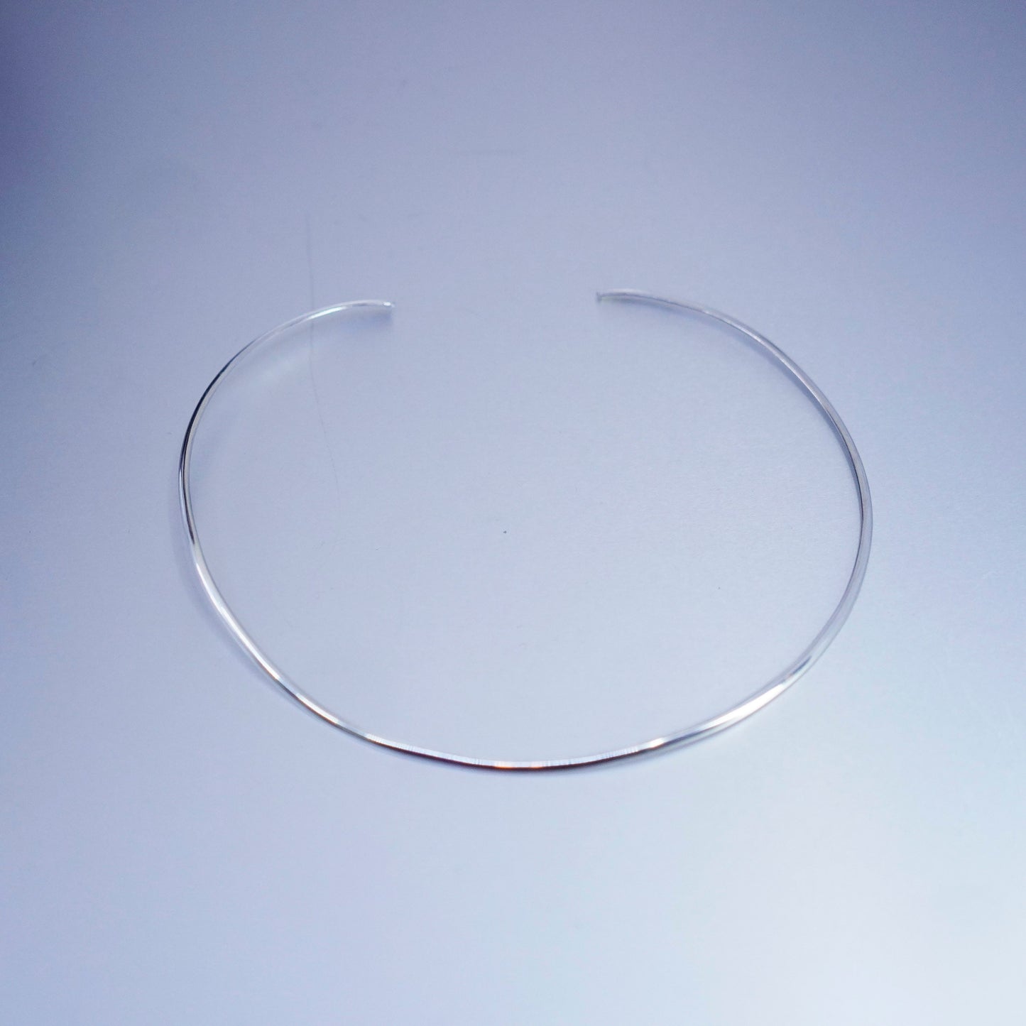 15”, vintage Sterling 925 silver handmade choker collar necklace