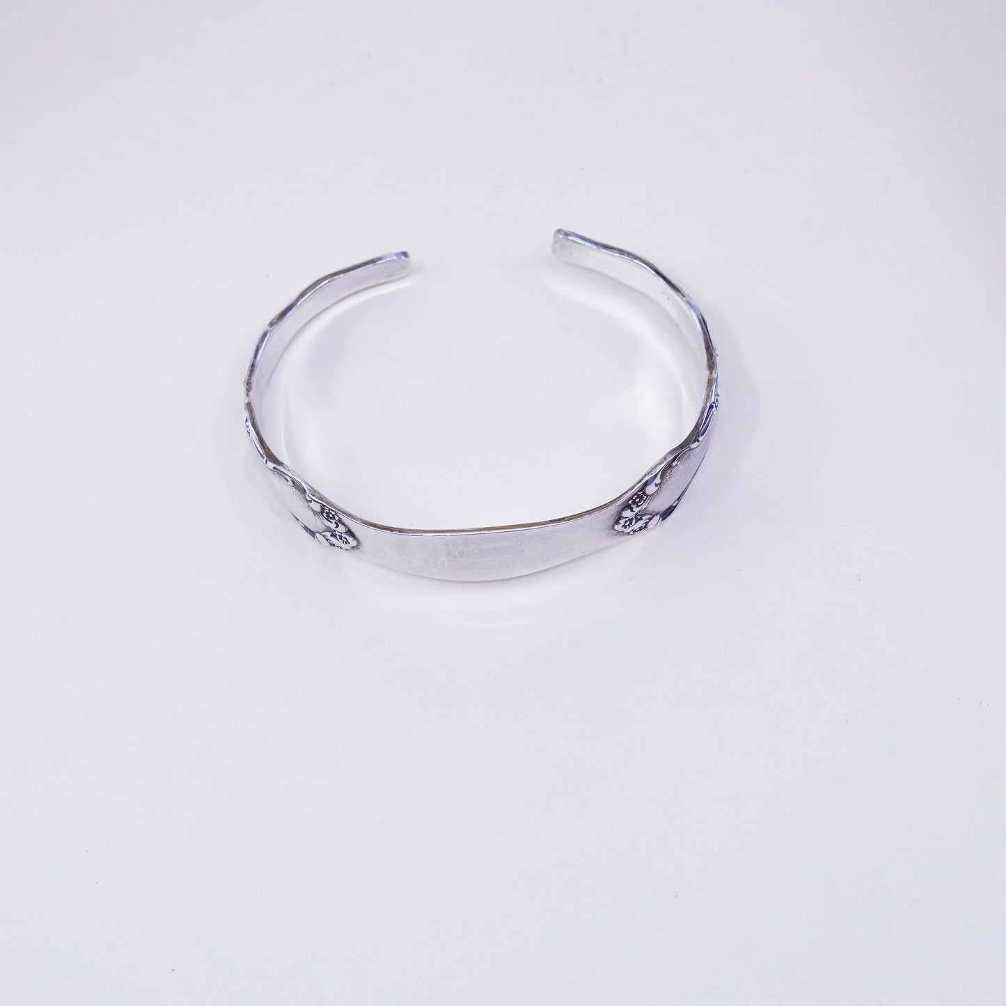 6.75”, Vintage Reed & Barton Sterling silver Handmade spoon bracelet, 925 cuff