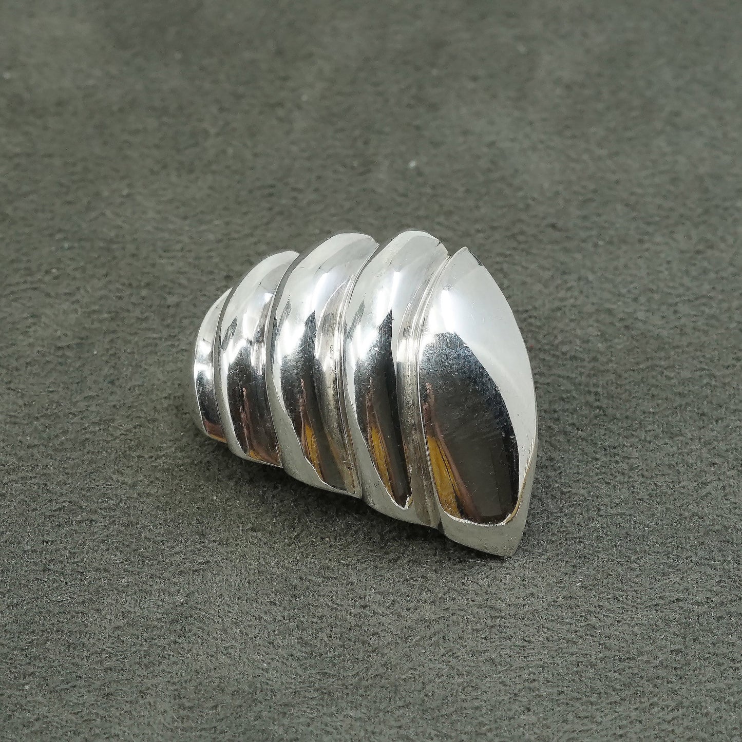 vtg Charles krypell Sterling silver handmade earrings, 925 wings studs