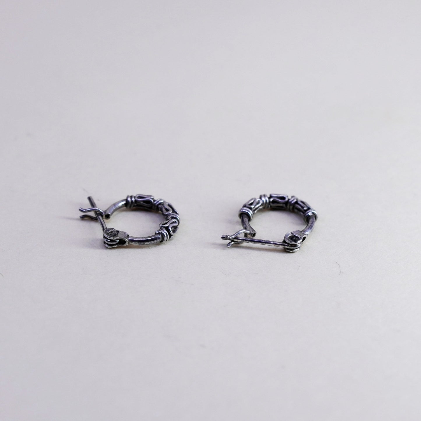 0.5”, sterling silver loop earrings, fashion minimalist, 925 hoops, huggie
