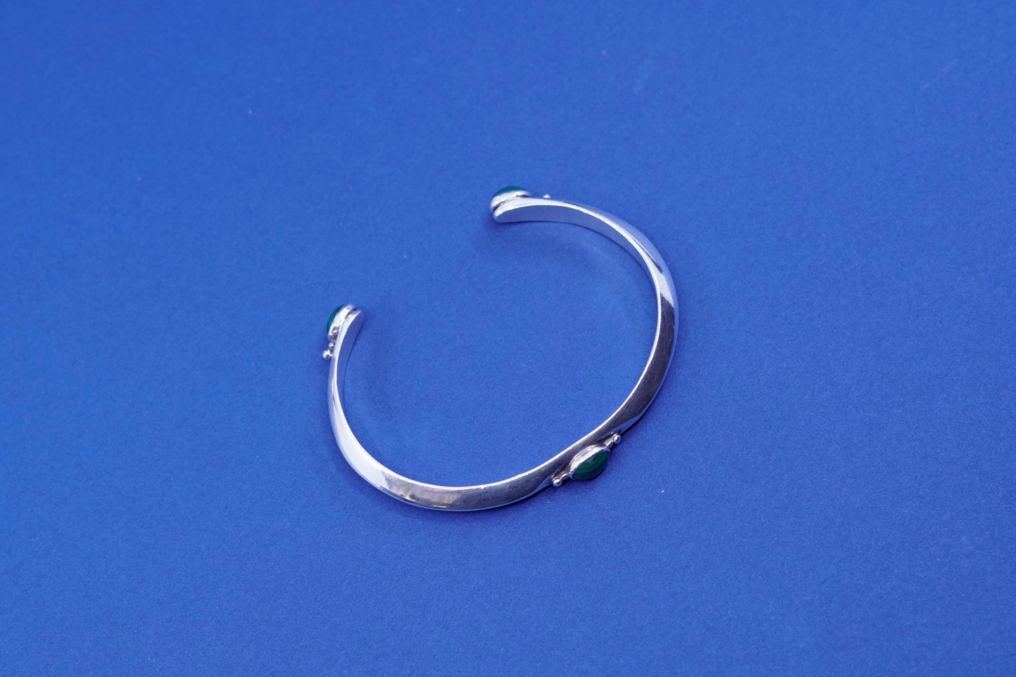 7”, navajo Native American Russell Sam Sterling silver bracelet, 925 cuff