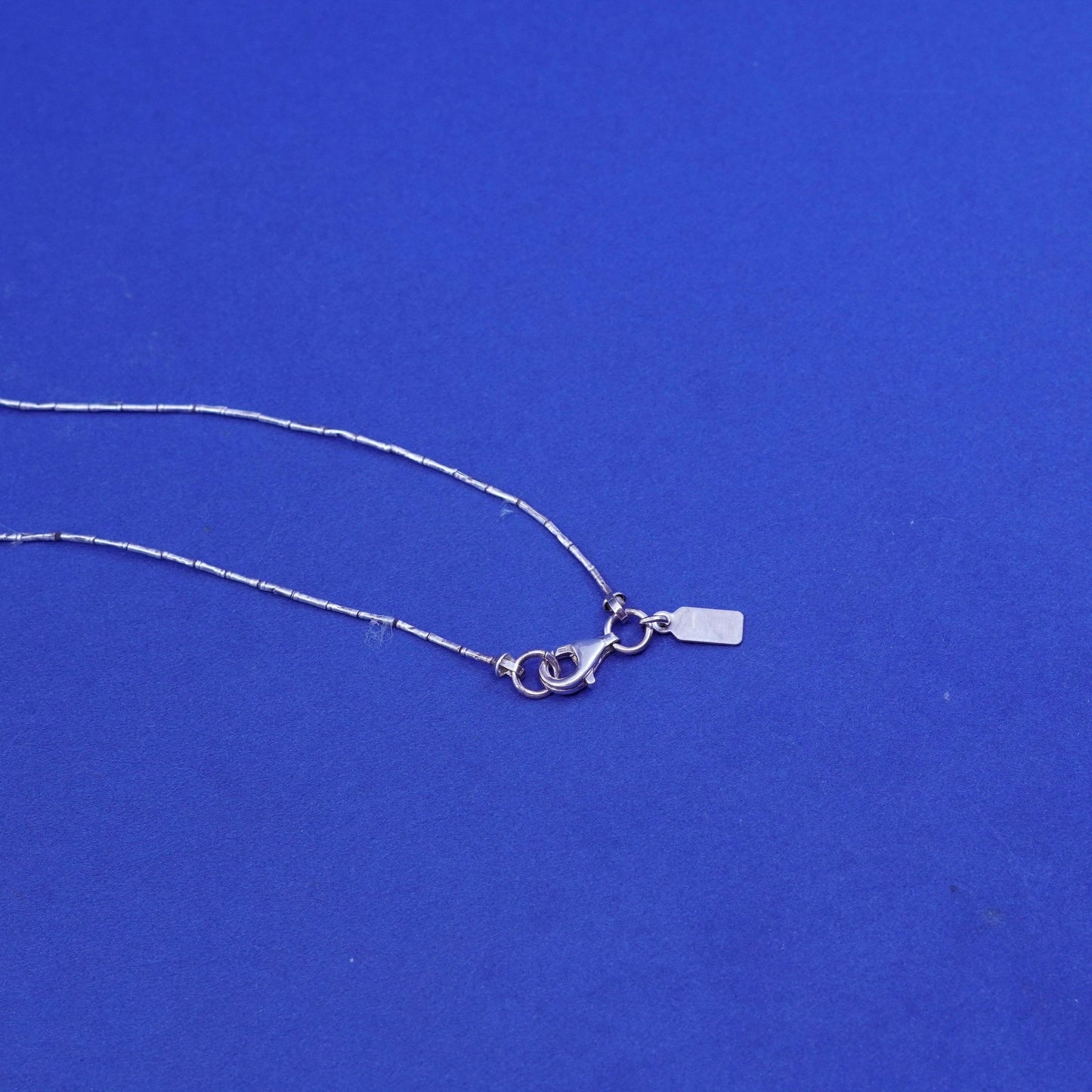 16”, j Jill liquid Sterling 925 necklace, liquid silver chain with leaf pendant