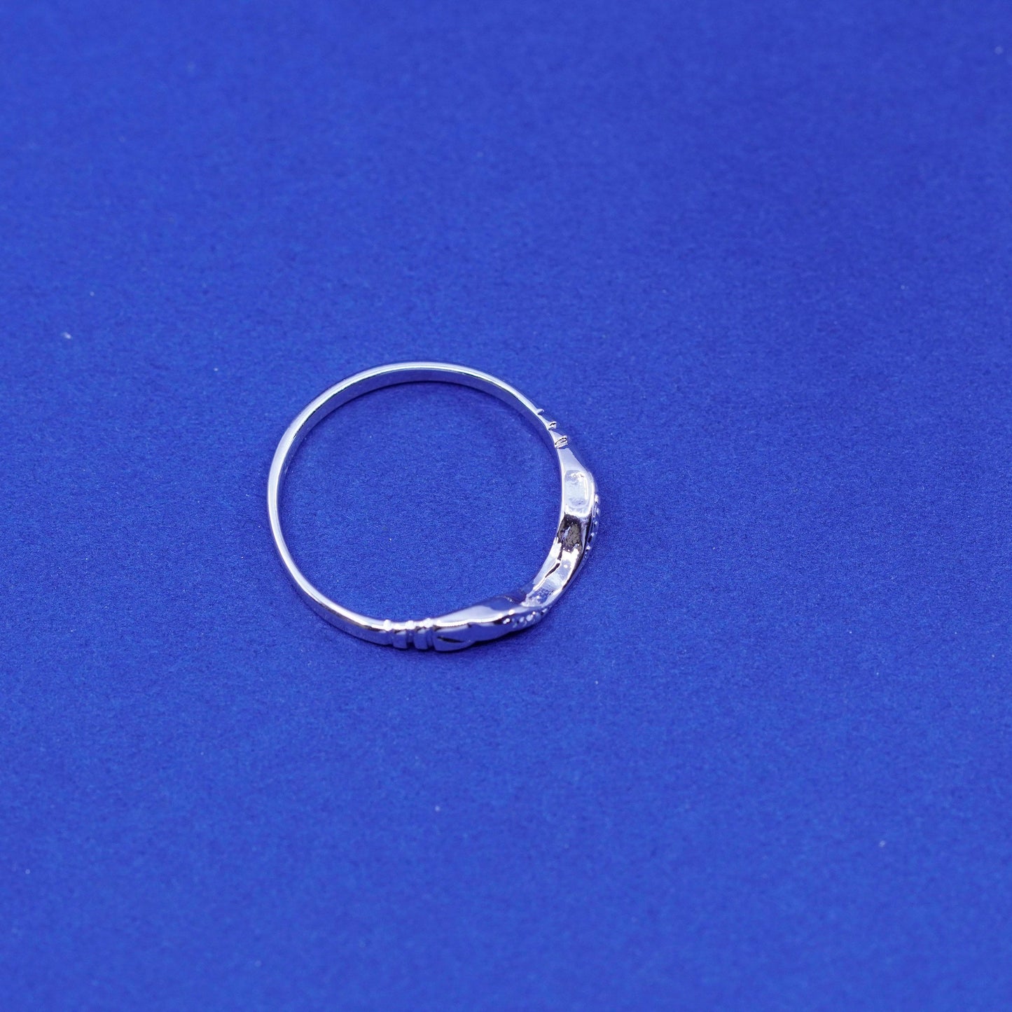Size 8.25, vintage Sterling silver handmade ring, 925 band