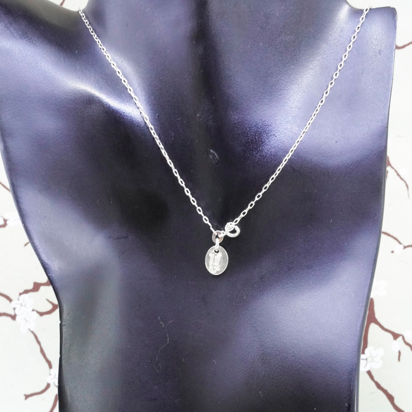 18”, 1mm, Vintage lisa leonard sterling silver circle chain, Italy 925 necklace