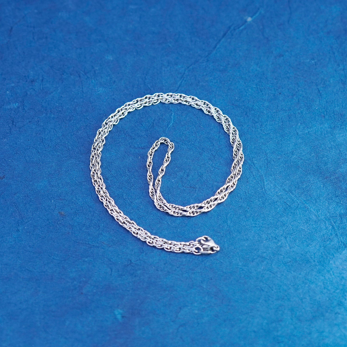 20”, James Avery Sterling silver handmade necklace, 925 Singapore rope chain