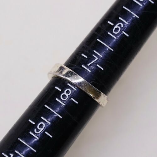 Sz 7.5, Vermeil Gold Over Sterling Ring, 925 Silver Ring W/ Crystal, Stamped 925