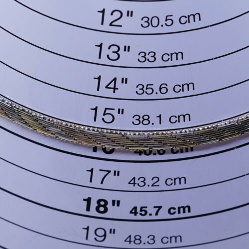 16” 6mm, Vermeil Gold Sterling Silver Riccio chain necklace Stamped 925 Italy