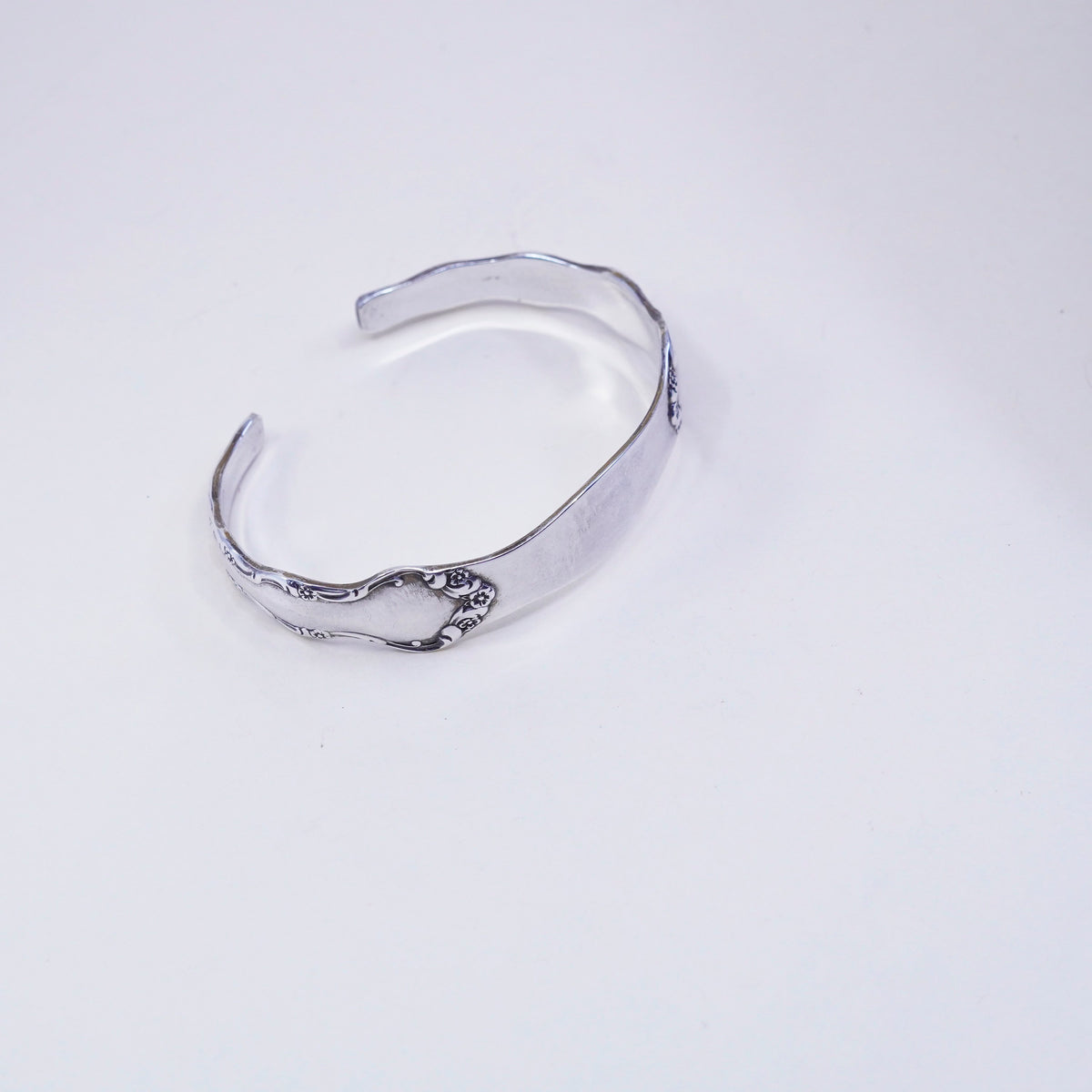 6.75”, Vintage Reed & Barton Sterling silver Handmade spoon bracelet, 925 cuff