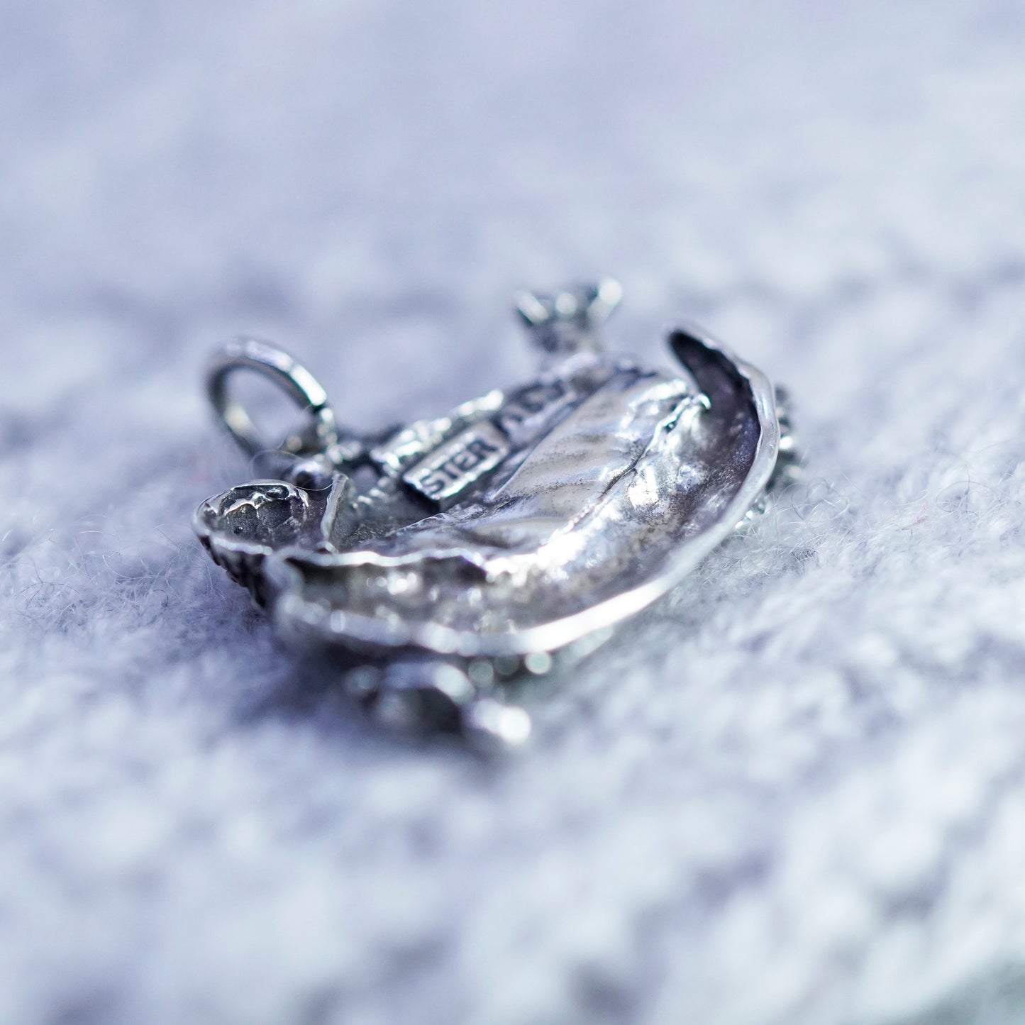 vtg Noah’s ark sterling silver charm 925 elephant giraffe lion rhino pendant