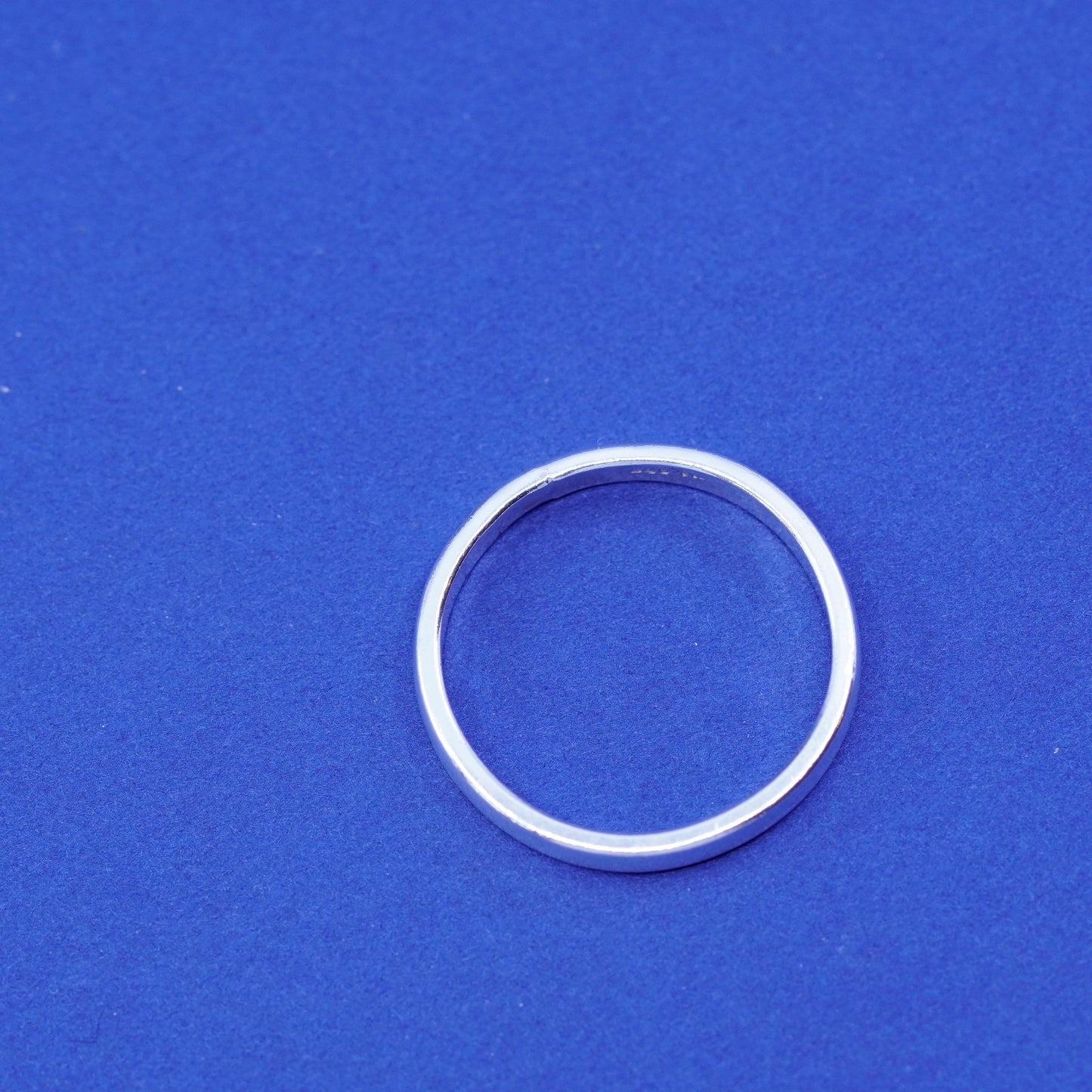 Size 13, vintage Sterling silver handmade ring, 925 wedding band