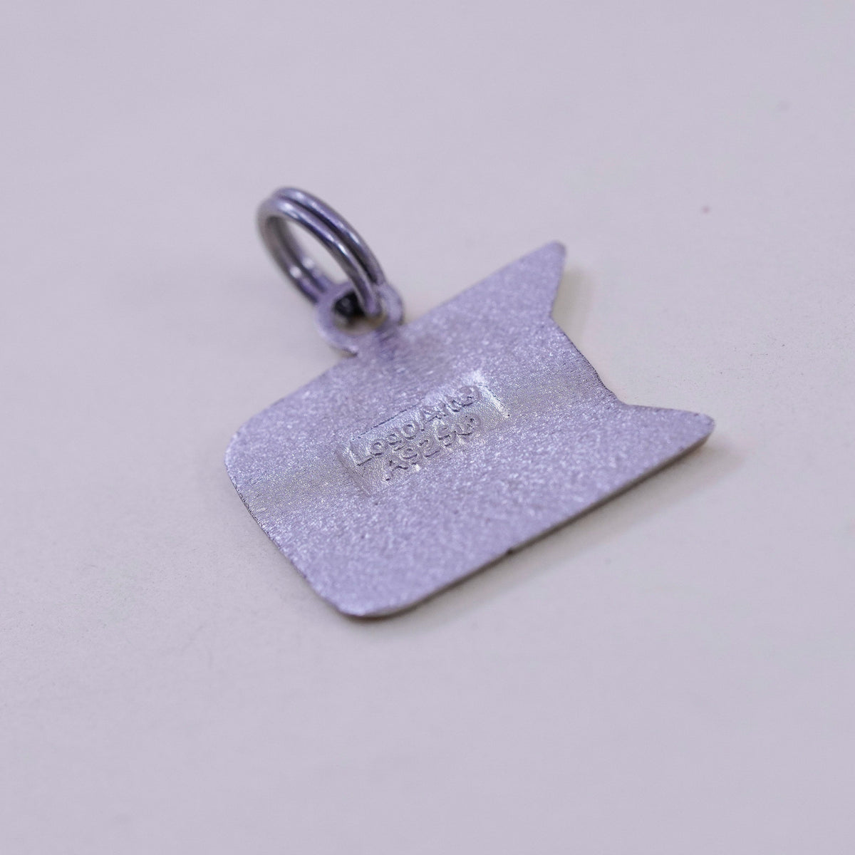Vintage sterling silver charm, 925 initial “D” pendant