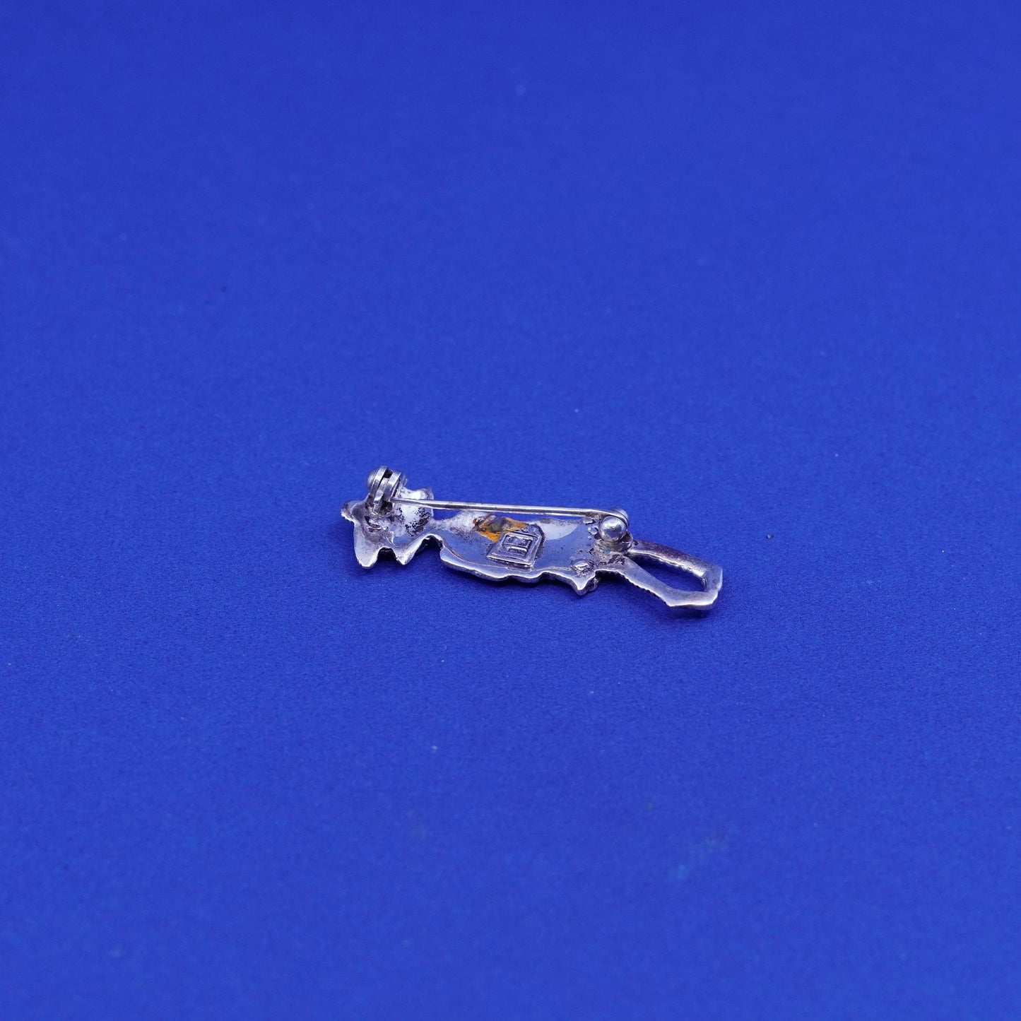 vintage Mary Engelbreit Me Ink Little Girl Sterling 925 Silver Brooch