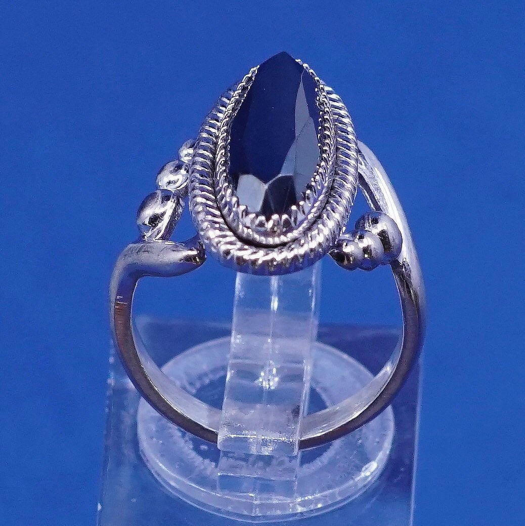 sz 5.5, Wheeler Jewelry Co Sterling 925 silver w/ hematite ring Native American