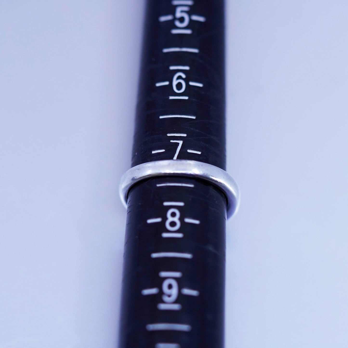 Size 7.25, Native American WJ Waldeck Johnson Sterling 925 silver handmade ring