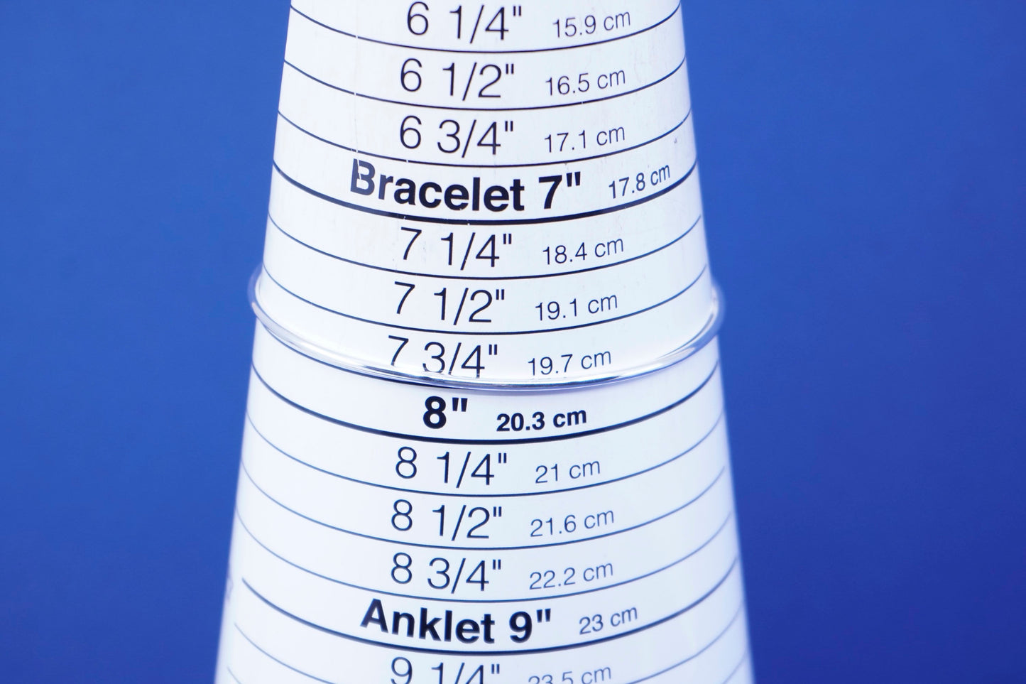 8”, vintage sterling silver handmade bracelet, 925 bangle w/ initial “H” charm