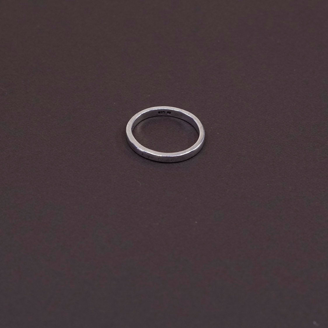 sz 7,vtg Sterling silver handmade ring, prayer 925 band