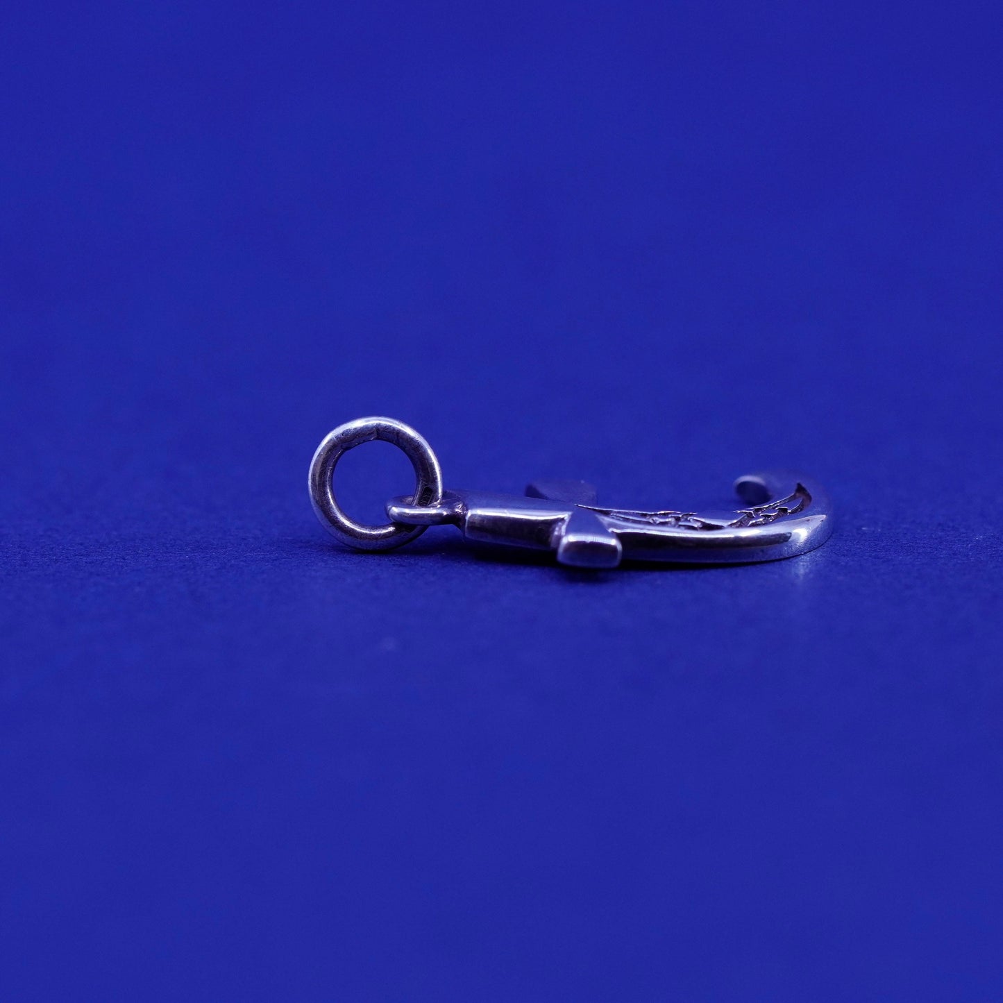 Vintage Ireland Sterling silver handmade pendant, 925 dagger charm