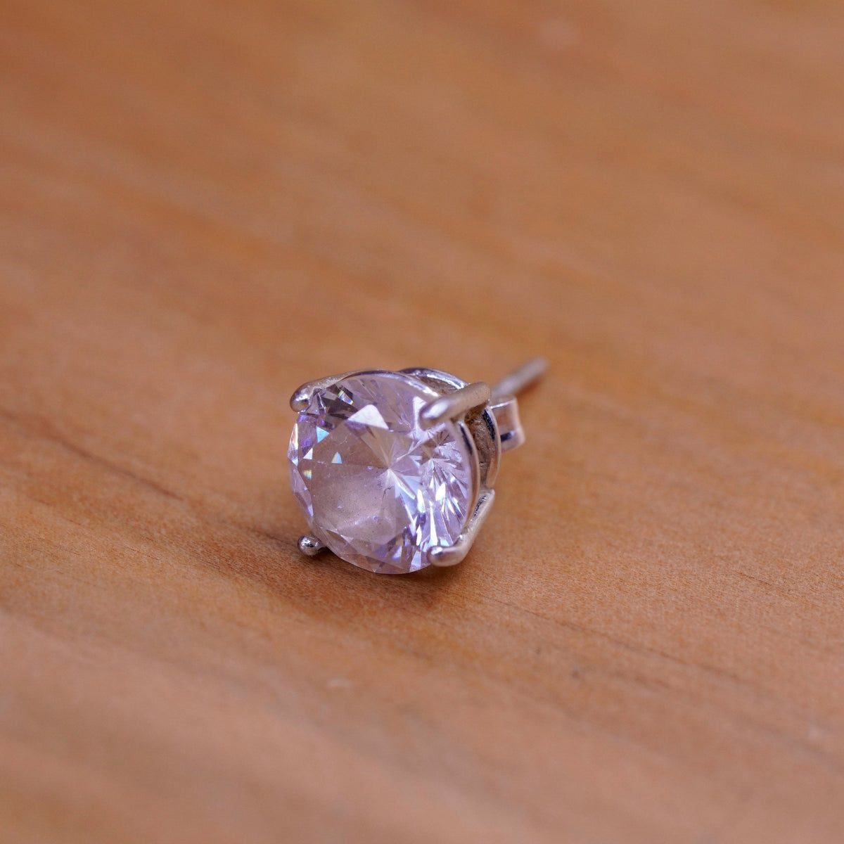 vintage Sterling 925 silver studs, Swarovski earrings