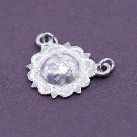 Vintage Sterling 925 silver handmade pendant
