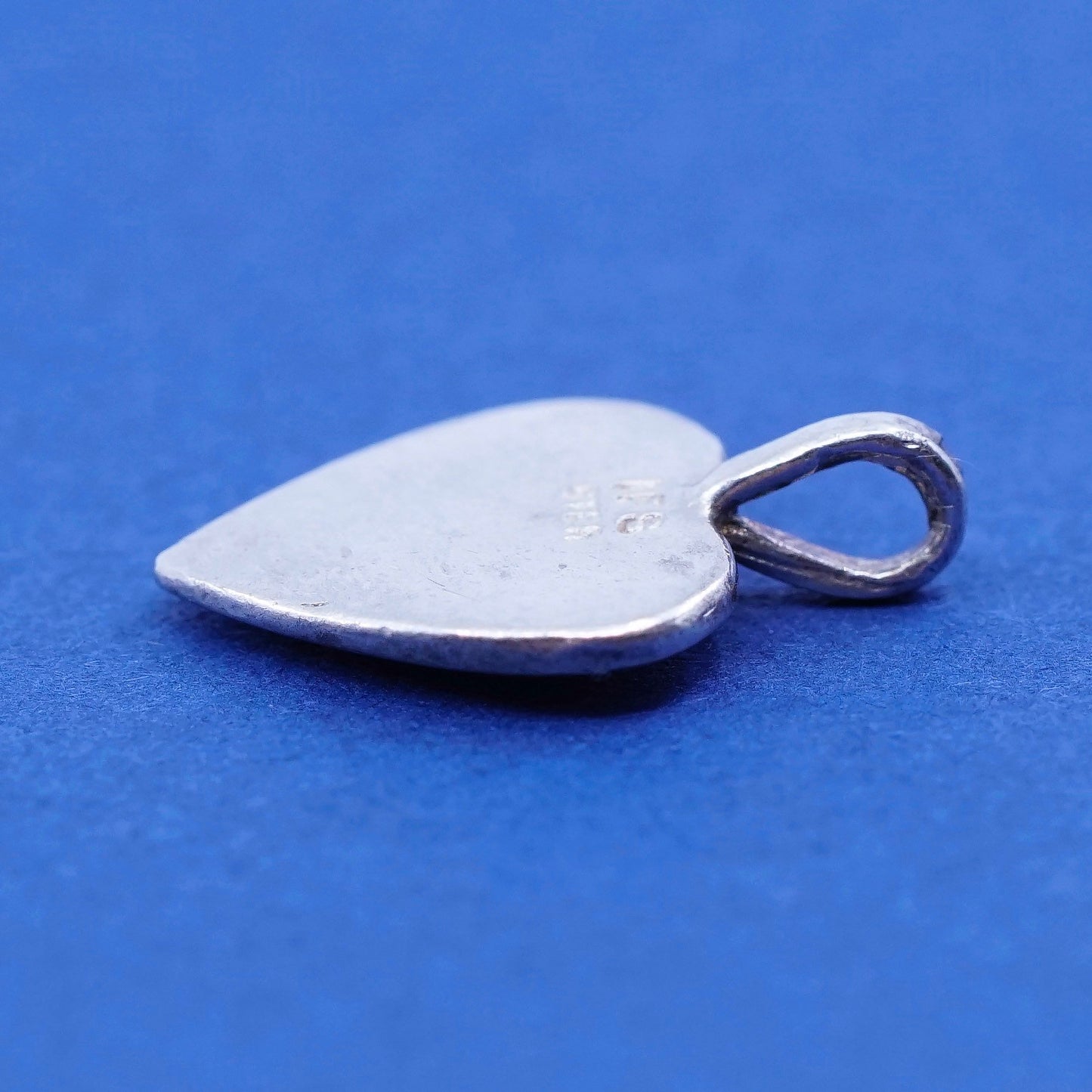 Vintage Sterling silver handmade pendant, IFB 925 heart
