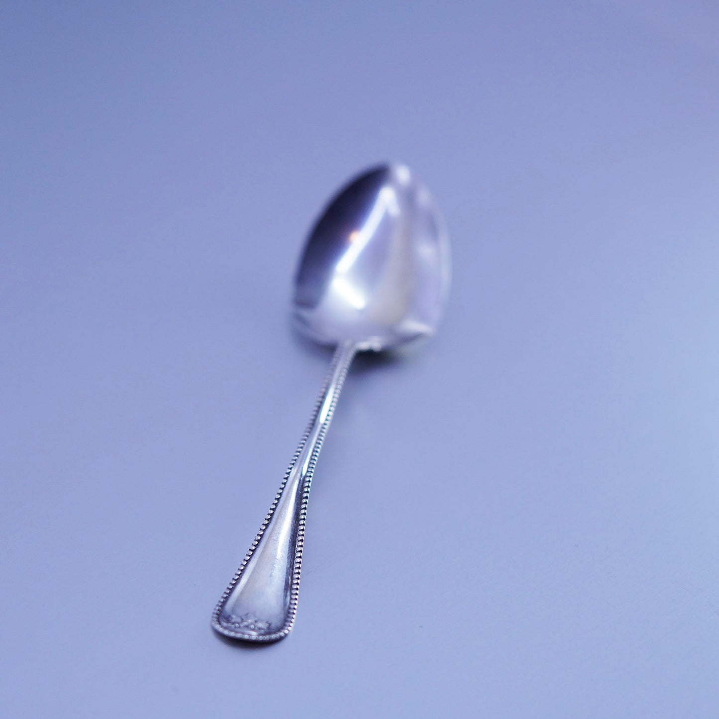 Vintage Sterling 925 silver handmade spoon, stamped Sterling