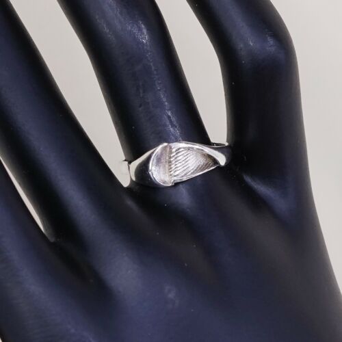 Size 6.5, Vtg Sterling Silver Handmade Ring, Mexico 925 Modern Minimalist Band