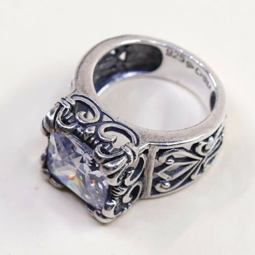 Sz 5 Rare Retired Silpada Silpada Uptown Sterling 925 Silver Handmade Ring R0981