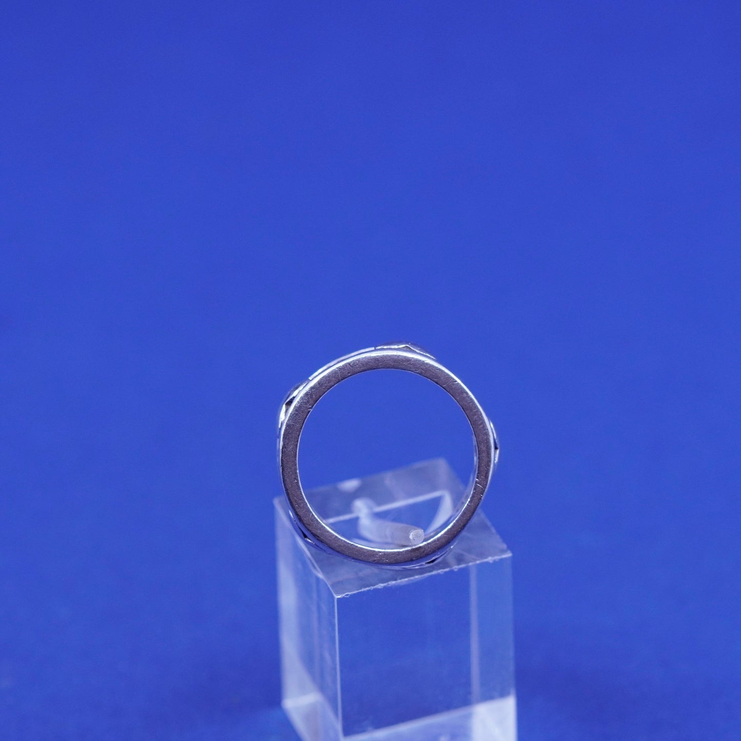 Size 6.25, Brighton Sayan Sterling Silver heart Ring, 925 woven braided Band
