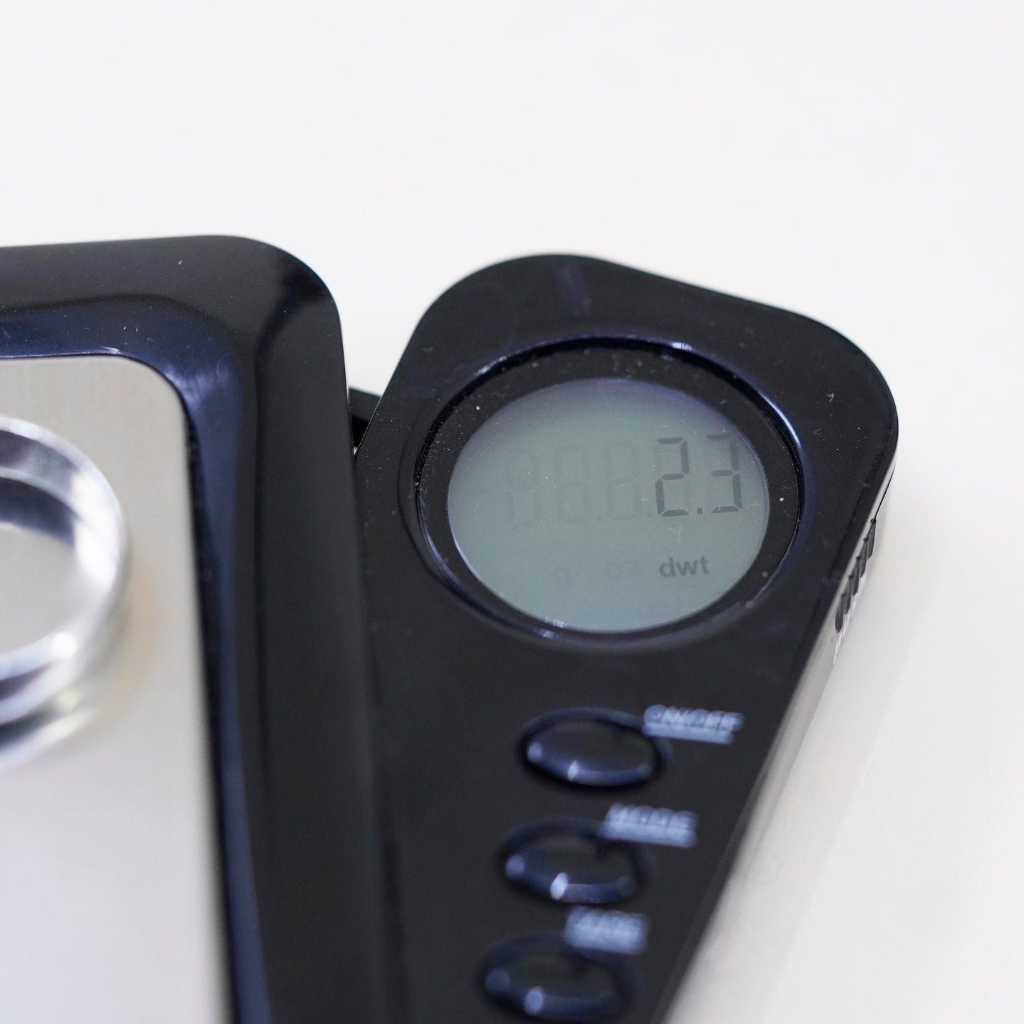 Size 7, Sterling silver ring, 925 diamond cross prayer band