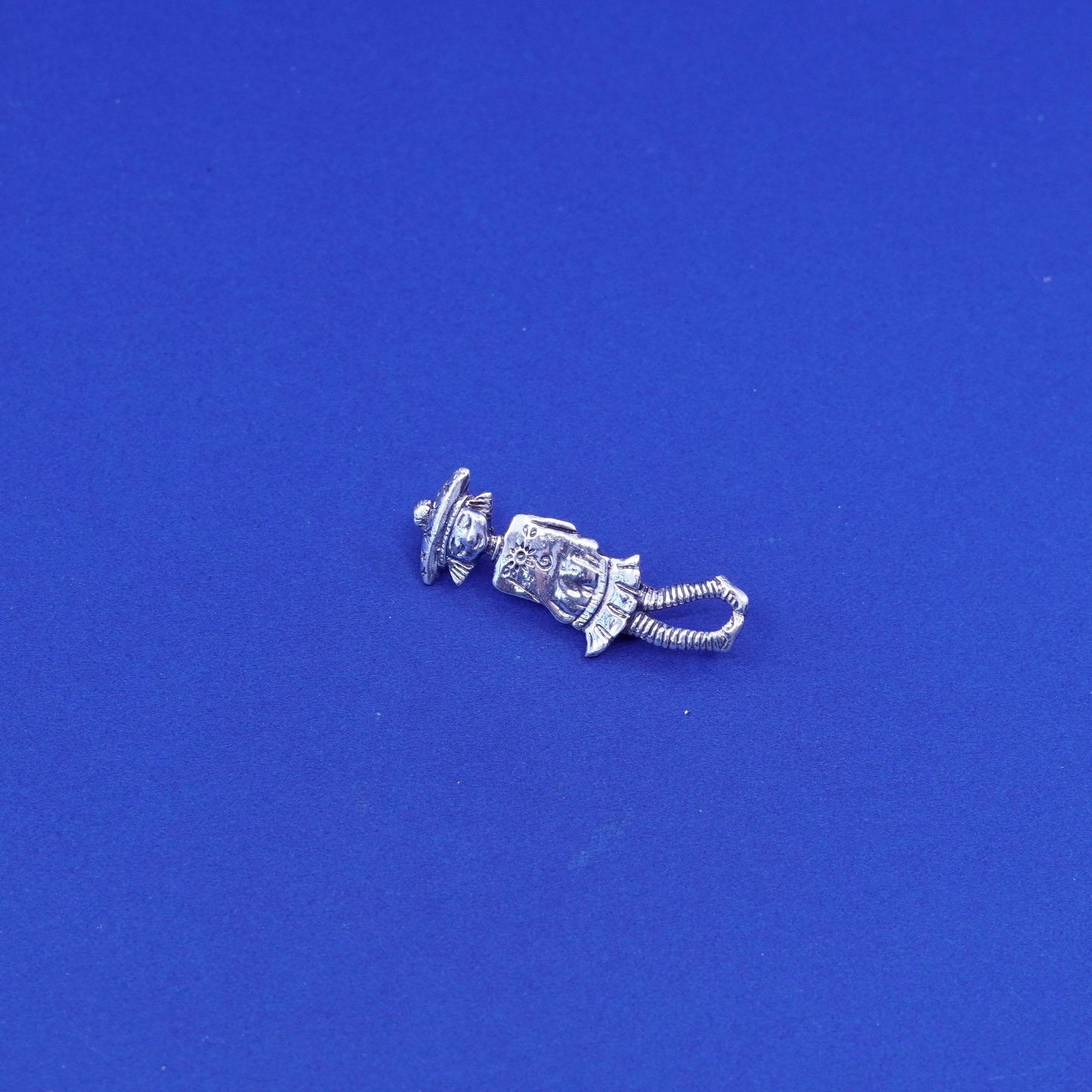 vintage Mary Engelbreit Me Ink Little Girl Sterling 925 Silver Brooch