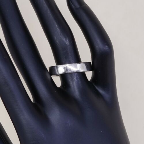 Size 11.5, Vtg Sterling Silver Handmade Wedding Ring, Solis 925 Silver Band