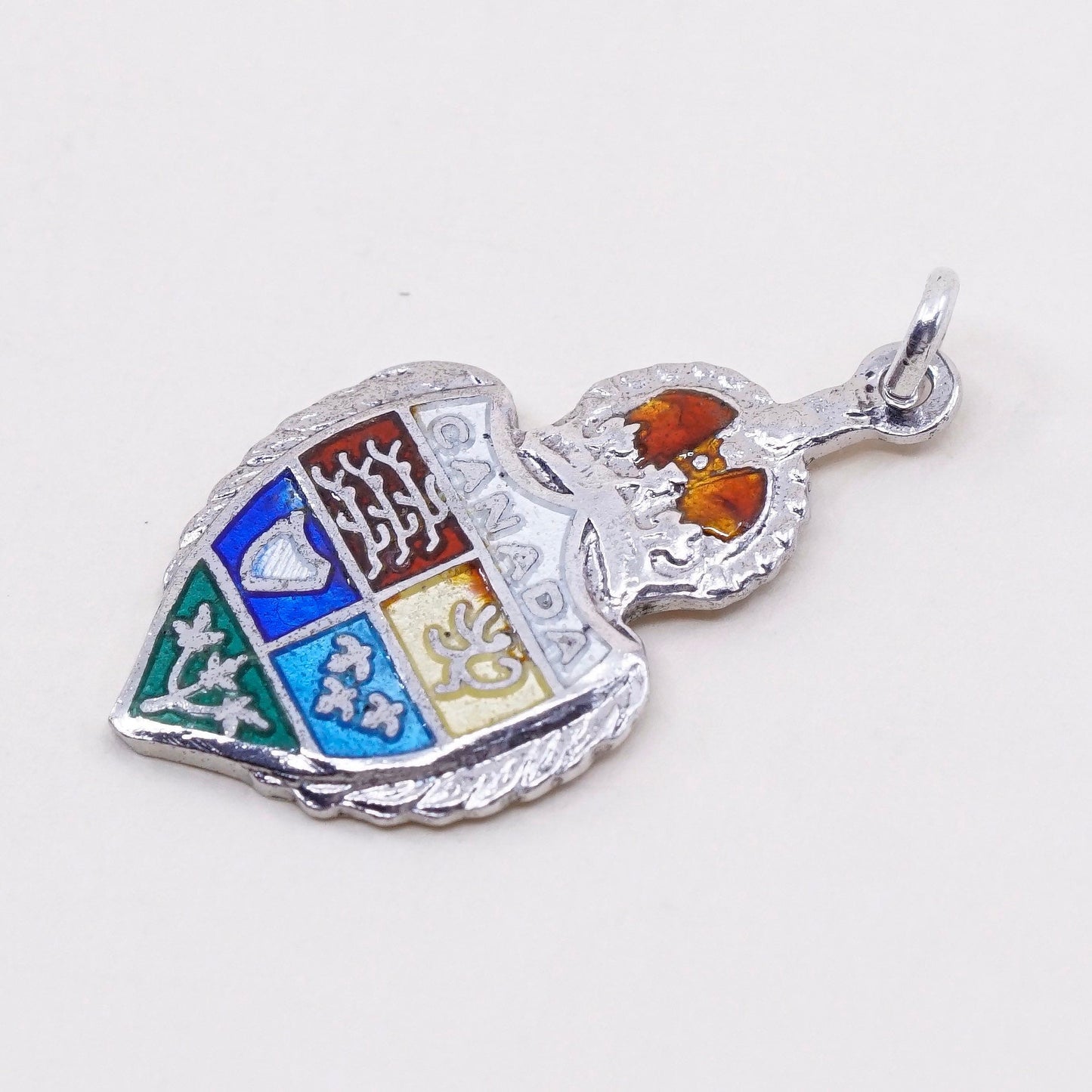 Vintage RMCO Sterling 925 silver handmade Canada pendant charm