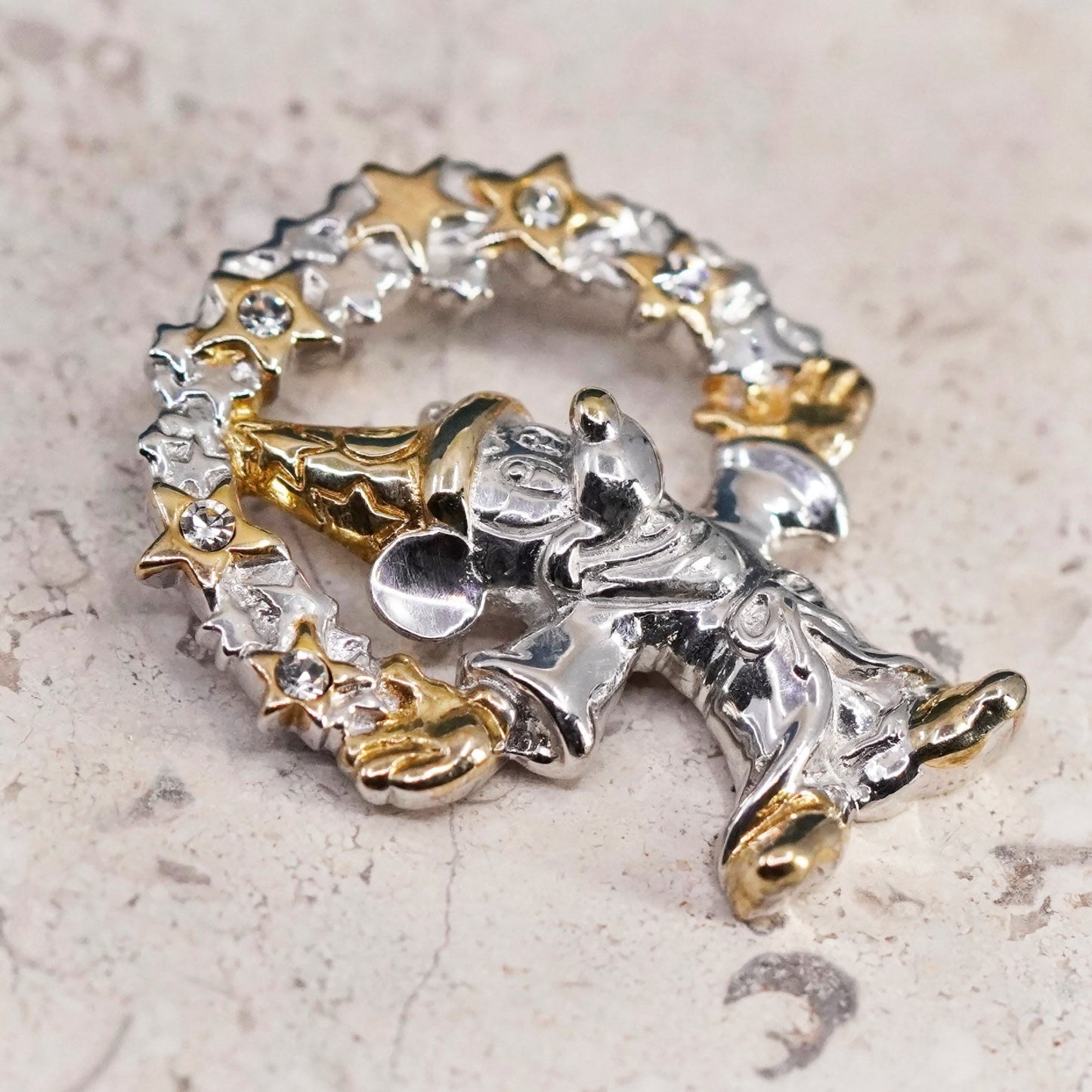 Lenox Sterling silver pendant, 925 Mickey Mouse pendant “keep the magic alive”