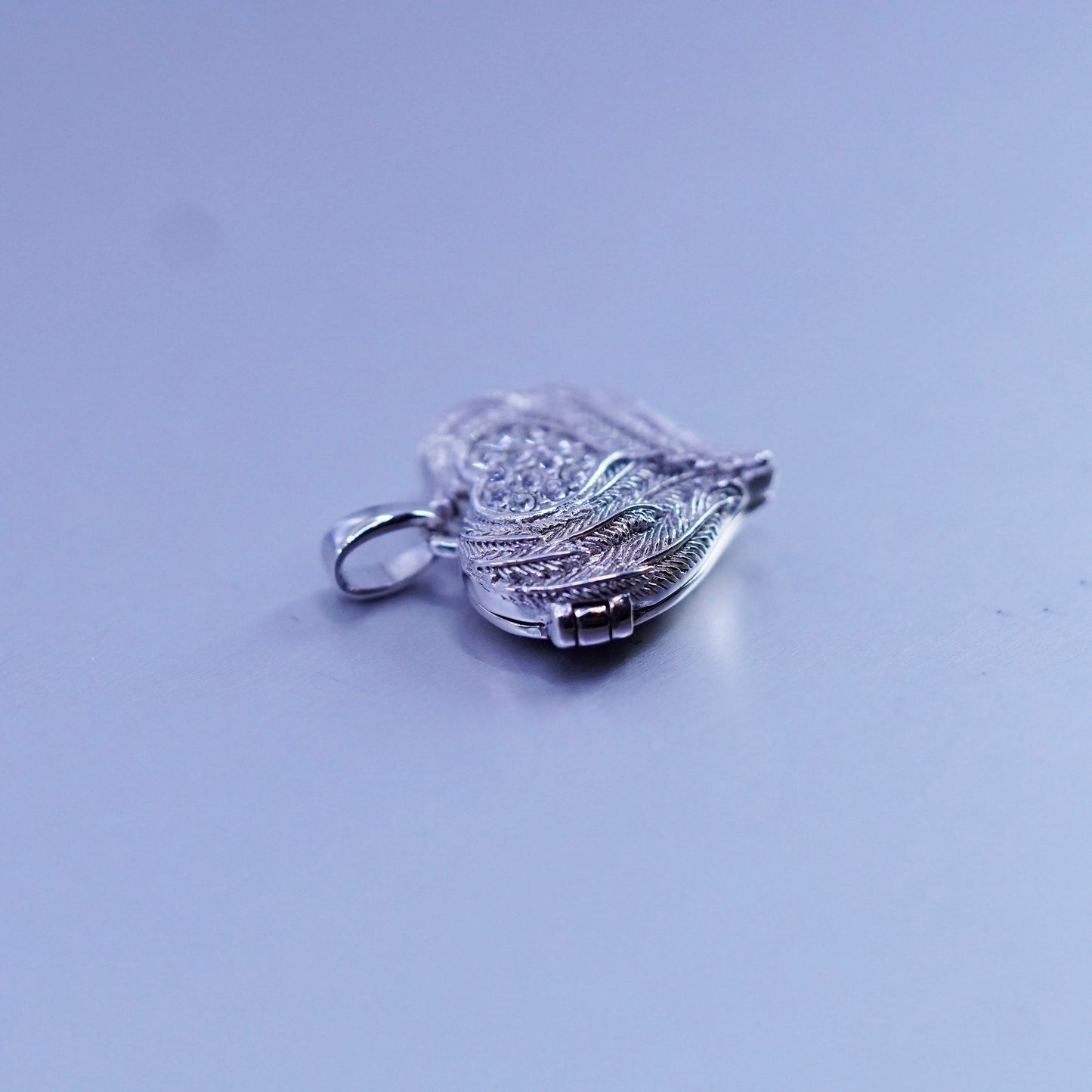 BGE 925 sterling Silver Heart photo locket Pendant “my daughter, i love you