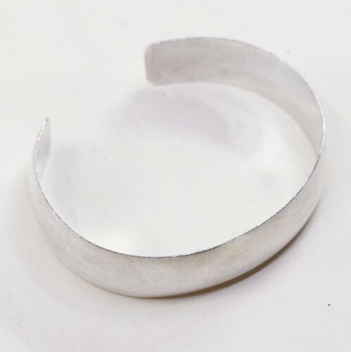 6”, Vtg Sterling 925 Silver Handmade Cuff, Modern Southwestern Bracelet