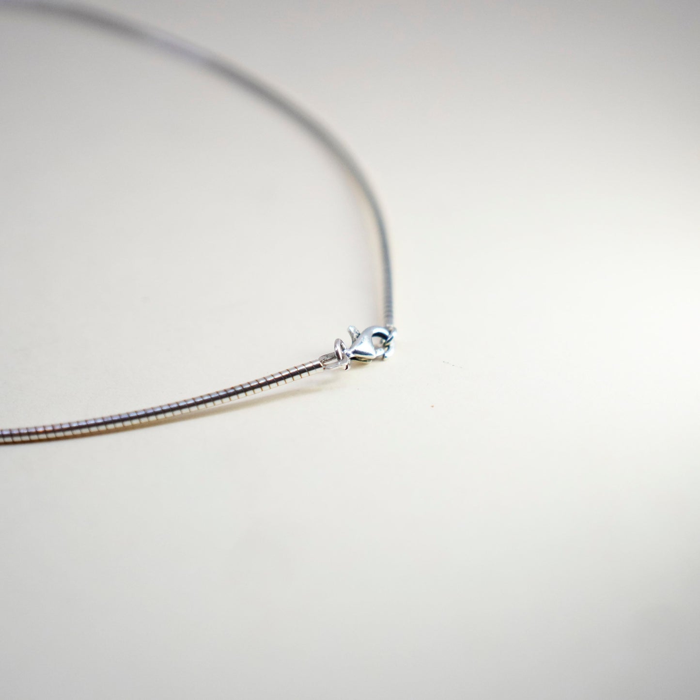 18”, 2mm, Vintage sterling silver snake chain, Italy 925 chain