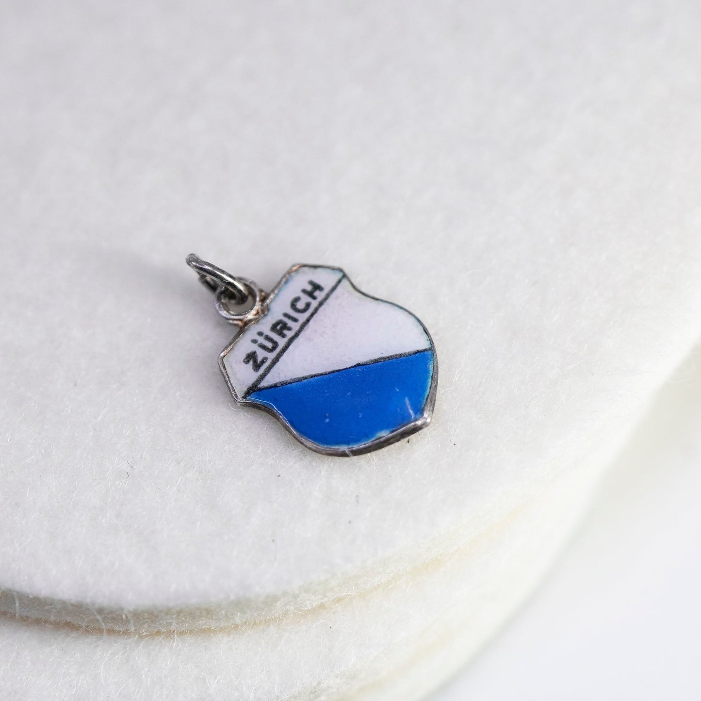 Vintage Souvenir Charm 800 Silver Zurich Switzerland