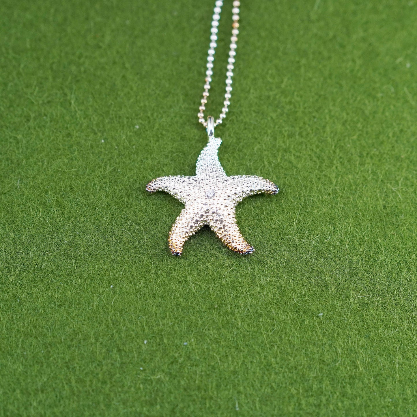 17”, Thomas Sabo jewelry, sterling silver 925 necklace, bead starfish pendant