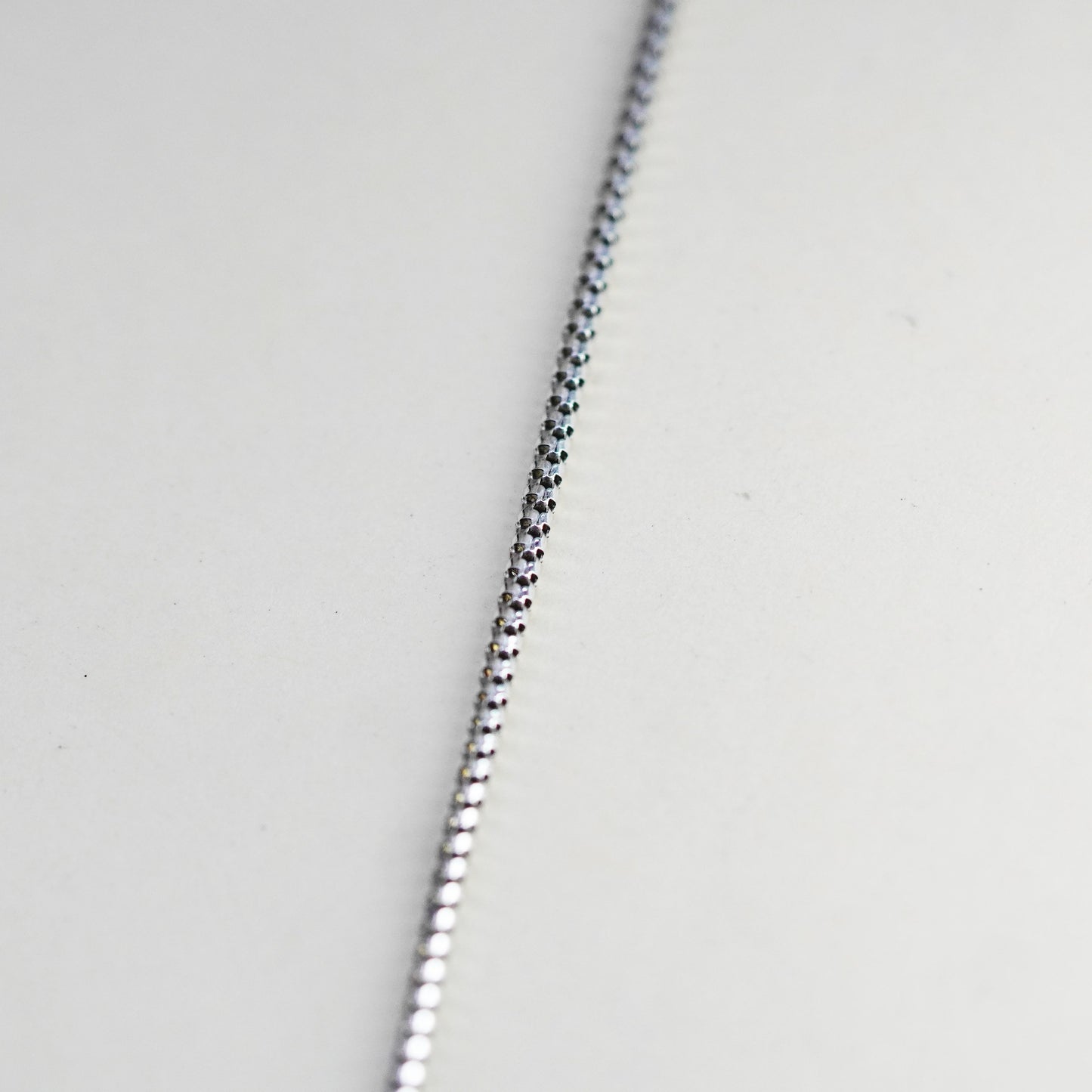 32”, 2mm, Vintage sterling silver Italy 925 snake chain, necklace