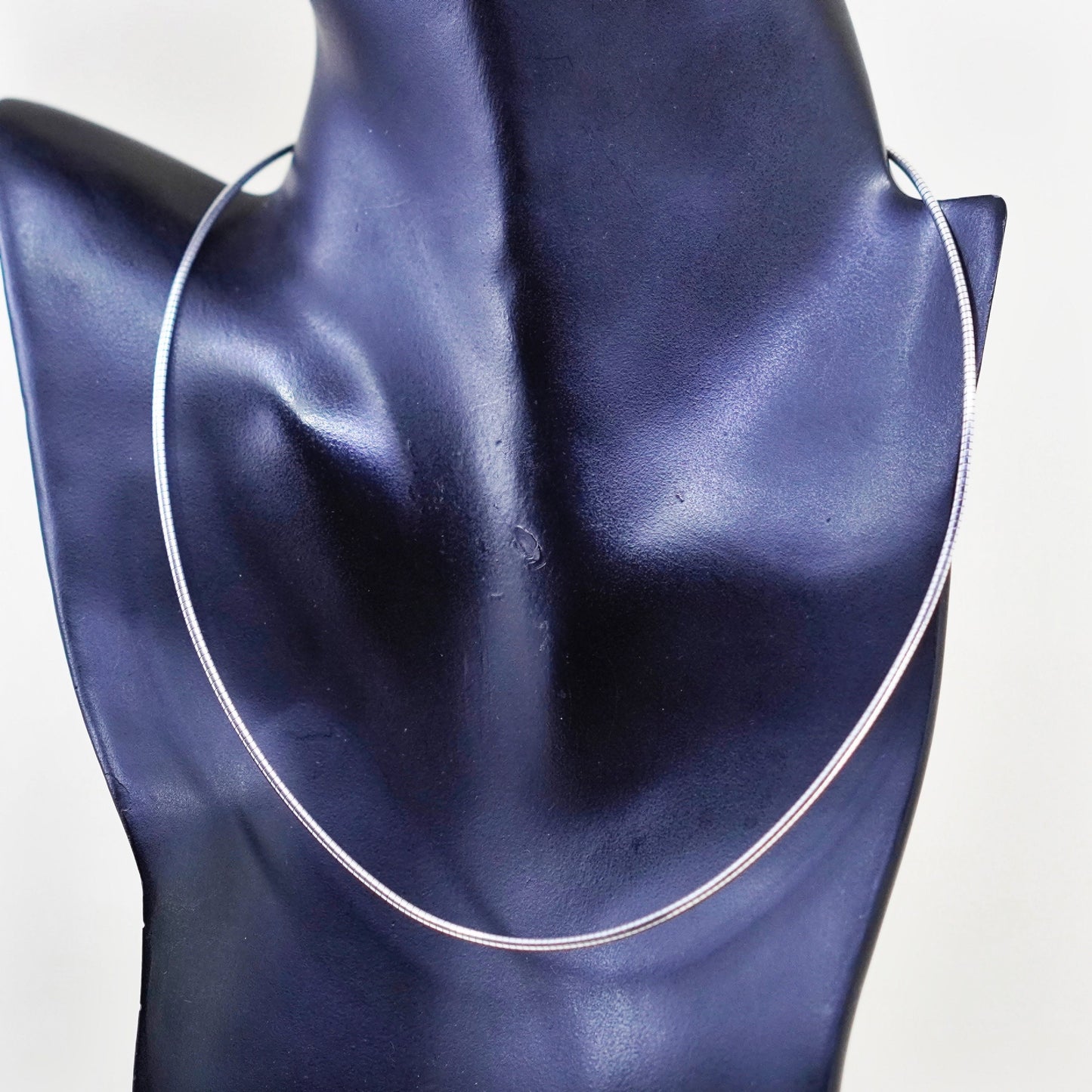 18”, 2mm, Vintage sterling silver snake chain, Italy 925 chain