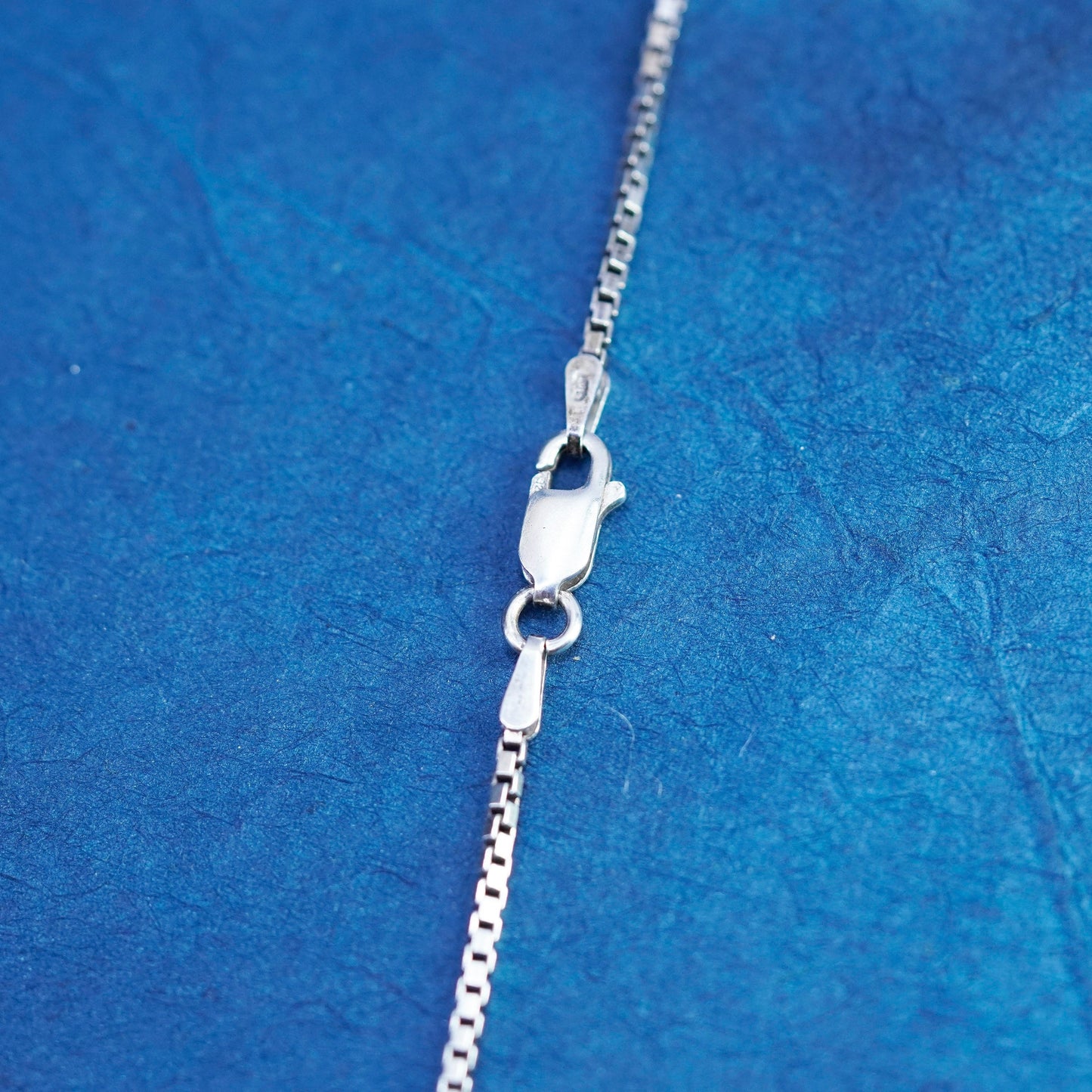 20”, 1.6mm, vintage Sterling silver necklace, 925 box chain