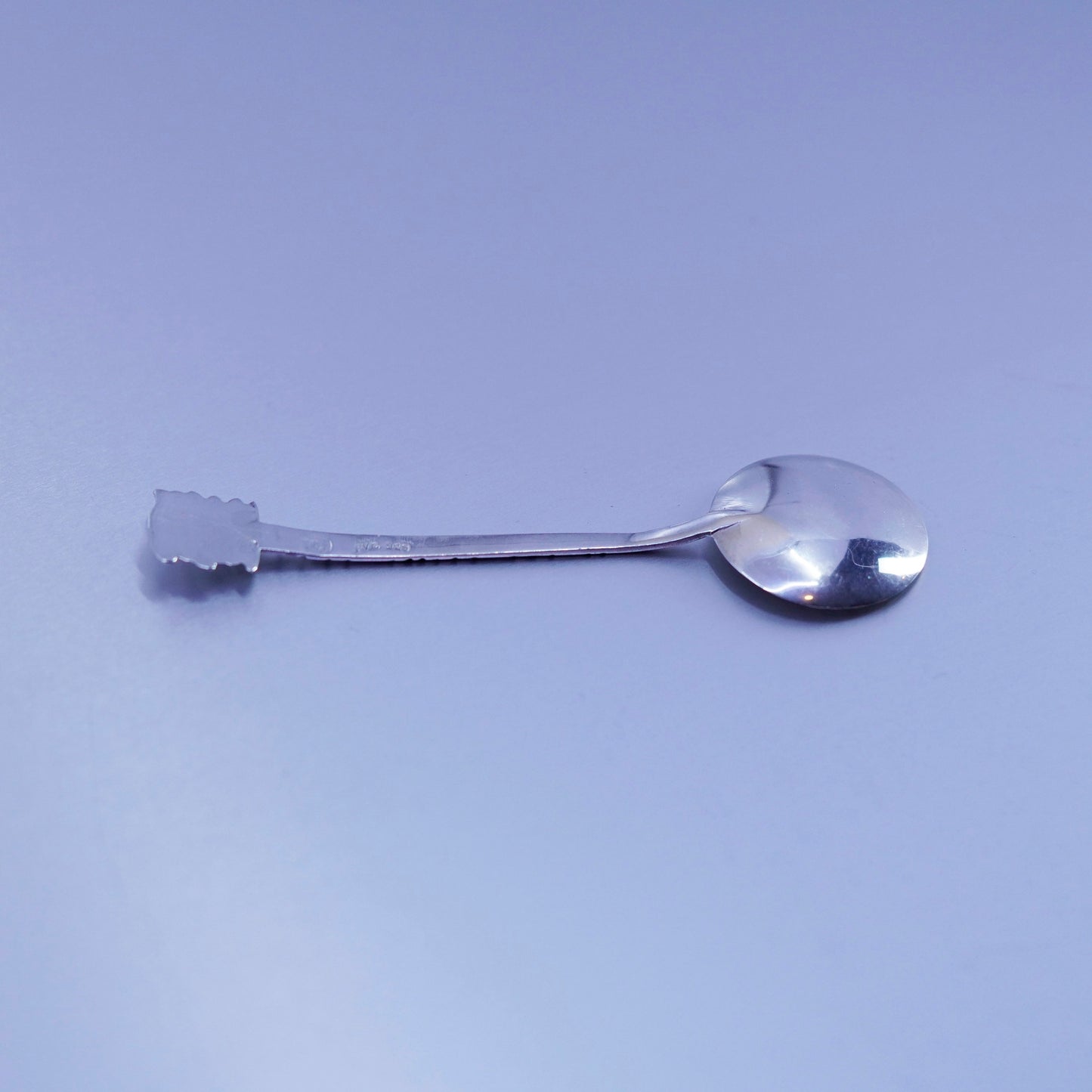 Vintage Sterling 925 silver handmade Mayan calendar spoon