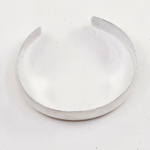 6”, Vtg Sterling 925 Silver Handmade Cuff, Modern Southwestern Bracelet